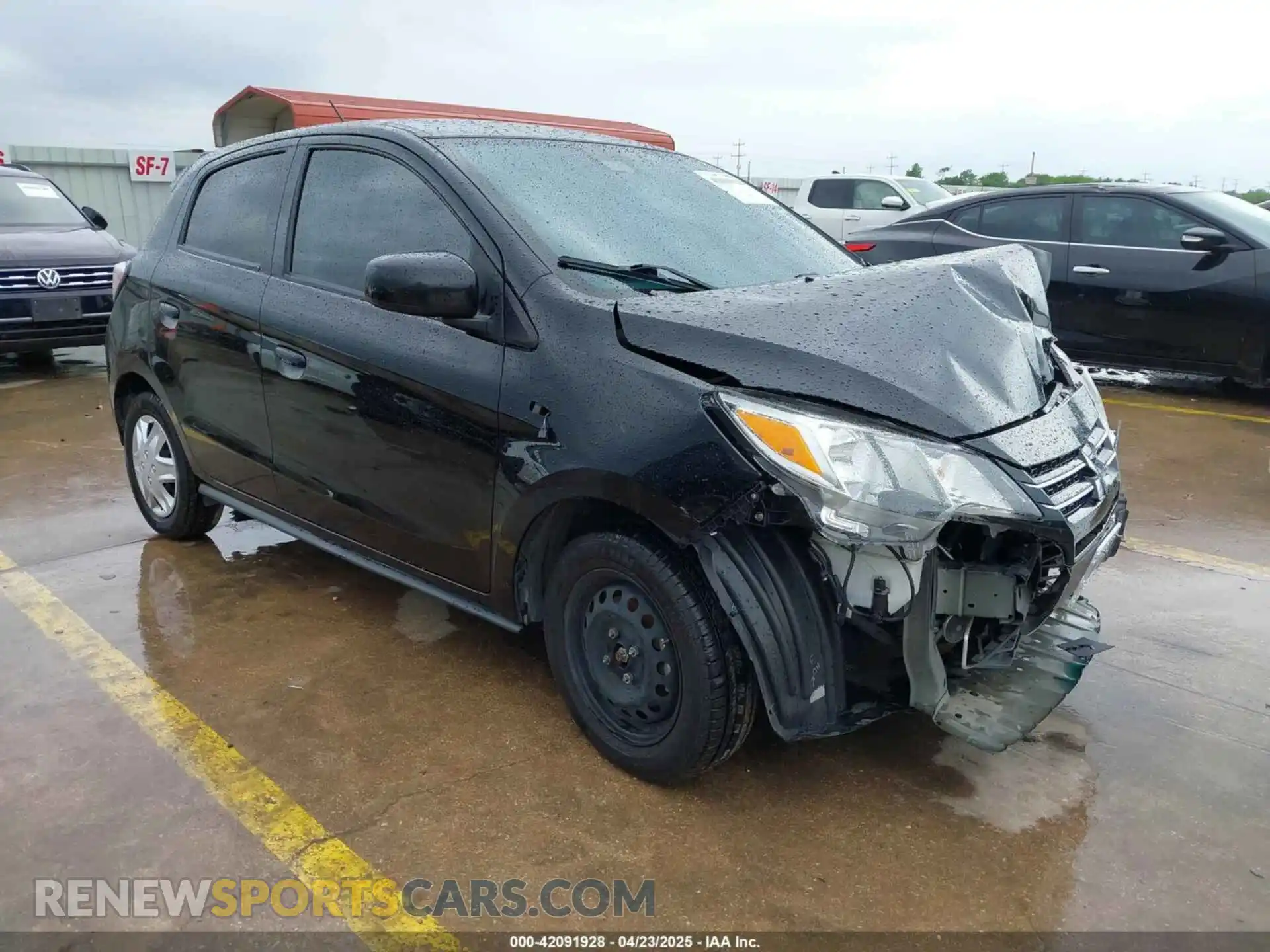 1 fotografías del automóvil dañado ML32AUHJ0MH012783 MITSUBISHI MIRAGE 2021