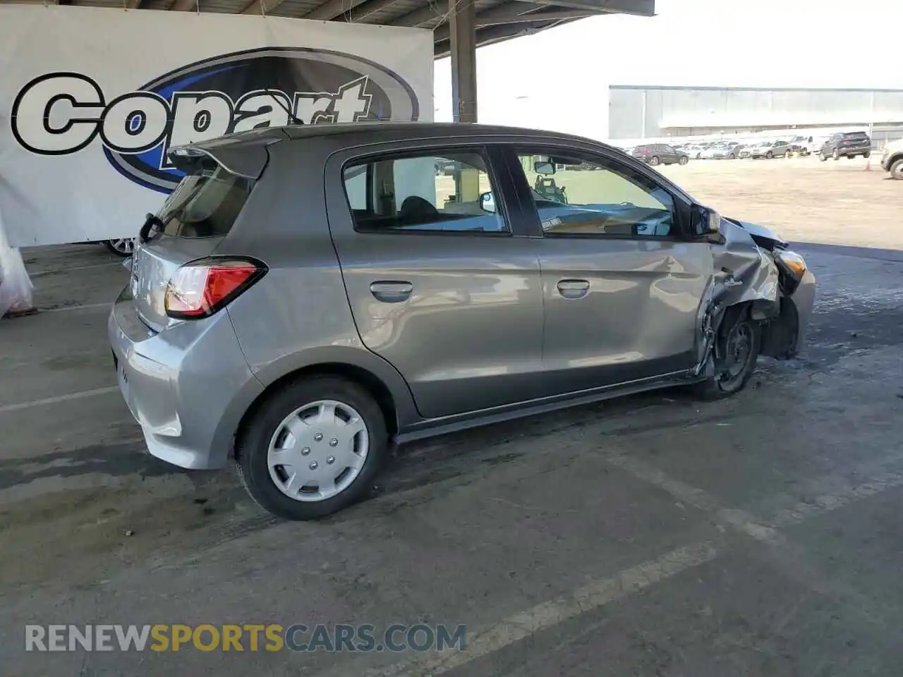 3 Photograph of a damaged car ML32AUHJ0MH014498 MITSUBISHI MIRAGE 2021