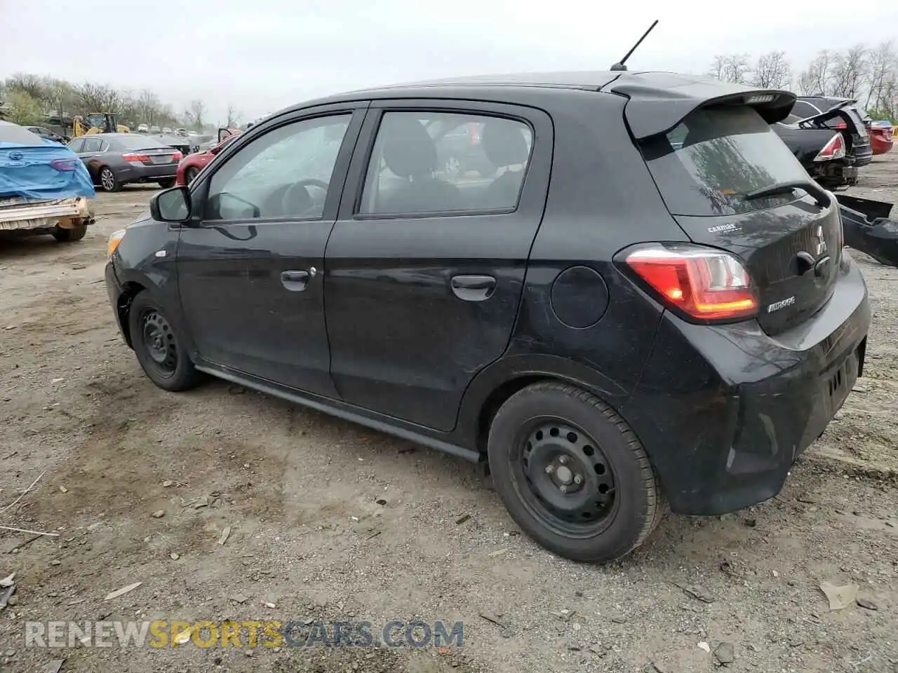 2 Photograph of a damaged car ML32AUHJ1MH002635 MITSUBISHI MIRAGE 2021