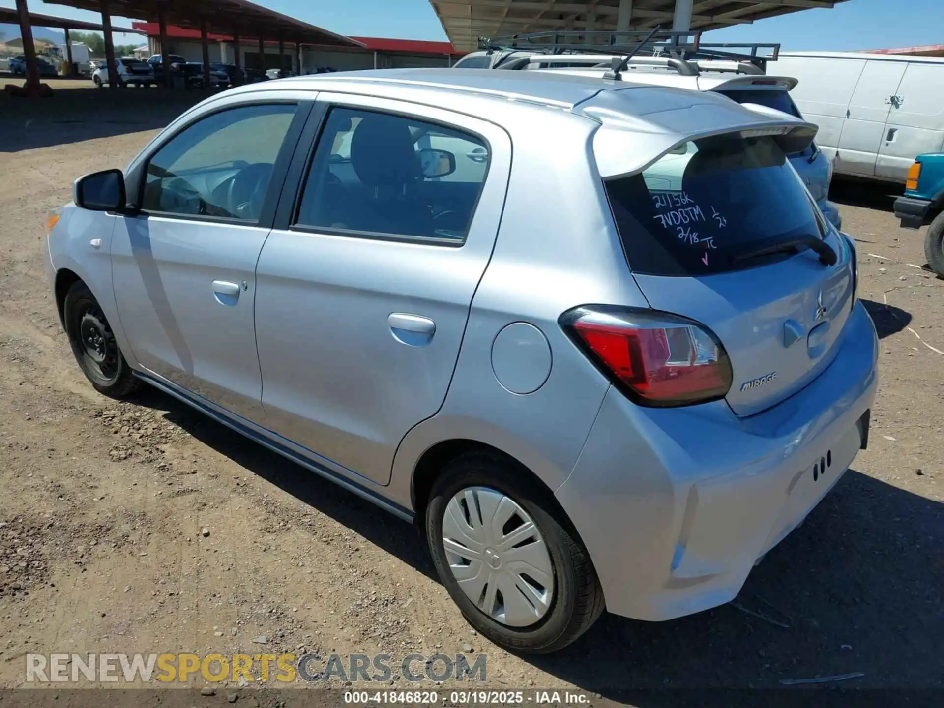 3 Photograph of a damaged car ML32AUHJ1MH005664 MITSUBISHI MIRAGE 2021