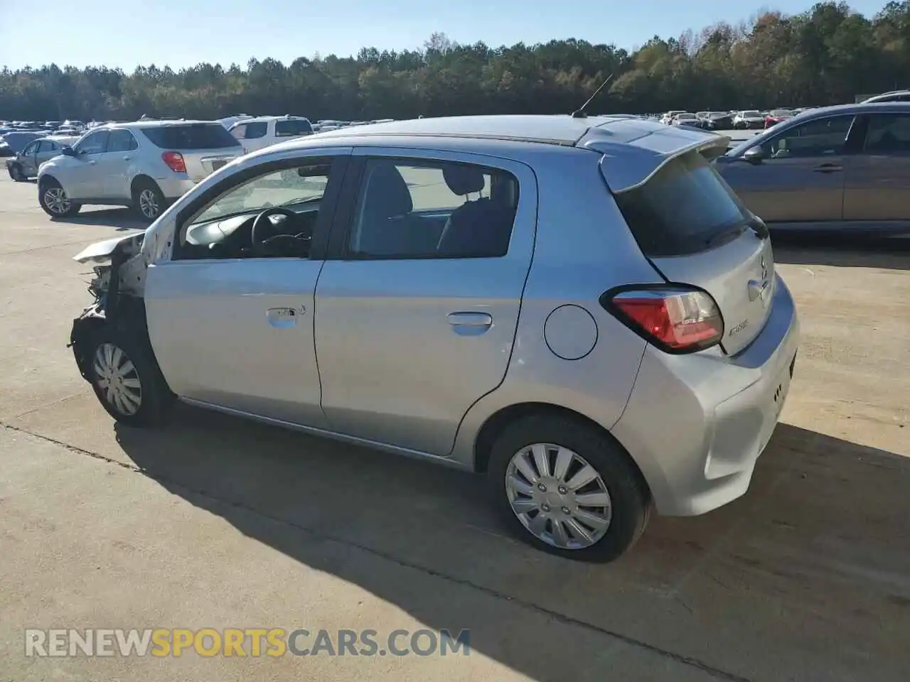 2 Photograph of a damaged car ML32AUHJ1MH005681 MITSUBISHI MIRAGE 2021