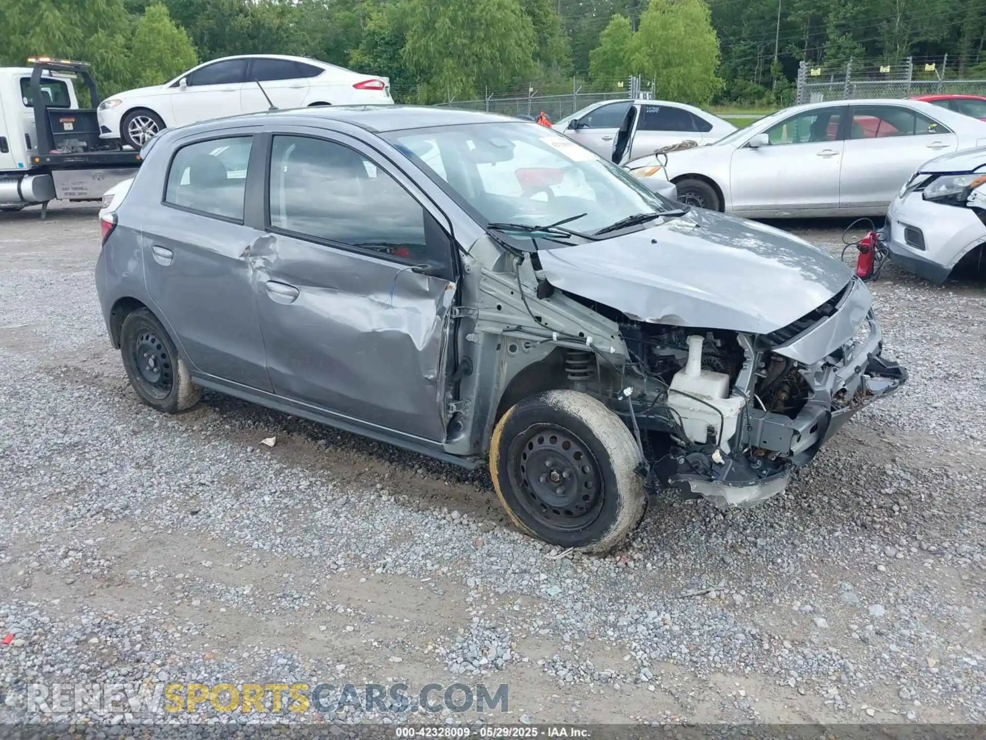 1 Photograph of a damaged car ML32AUHJ1MH011190 MITSUBISHI MIRAGE 2021