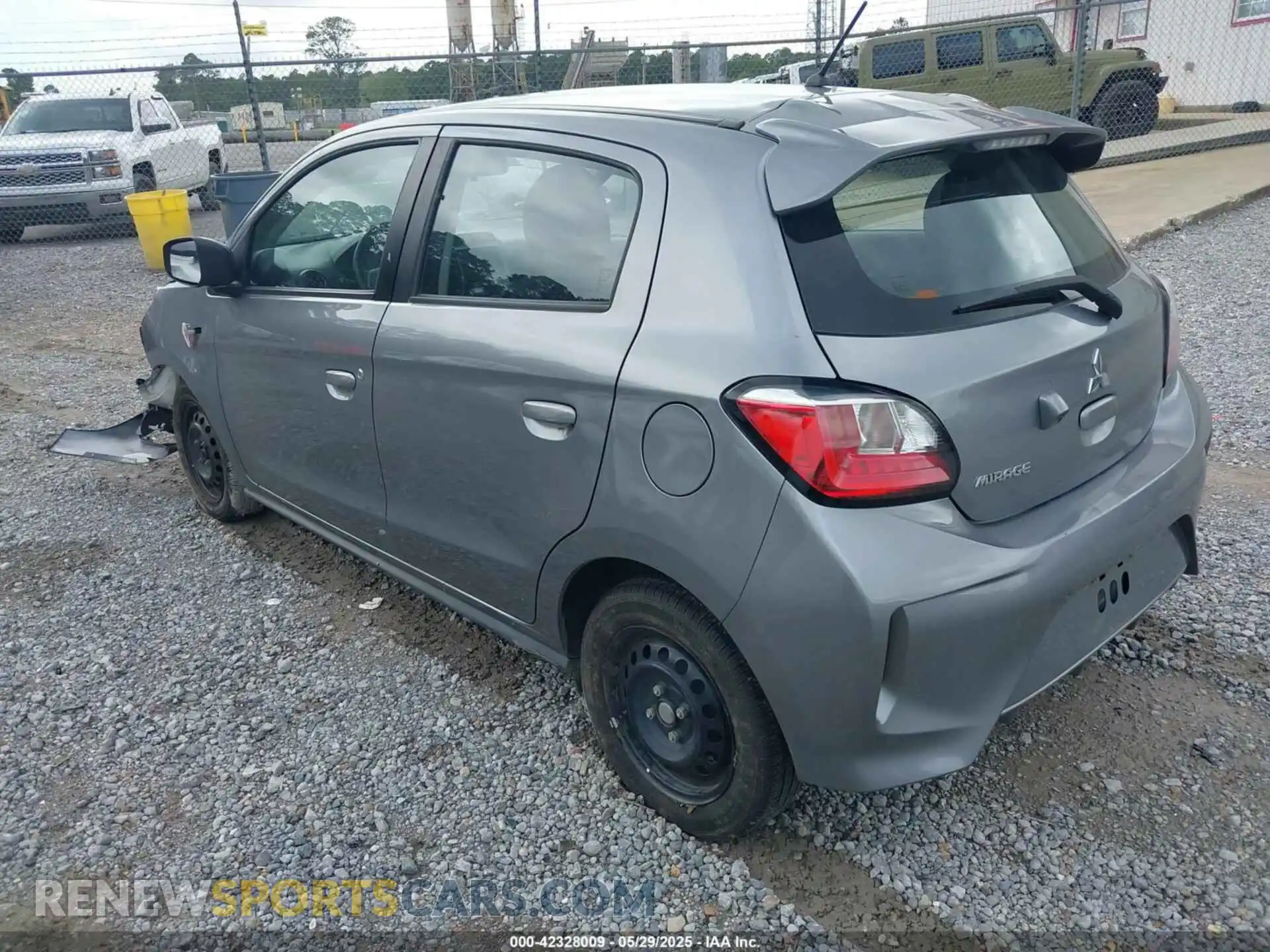 3 Photograph of a damaged car ML32AUHJ1MH011190 MITSUBISHI MIRAGE 2021