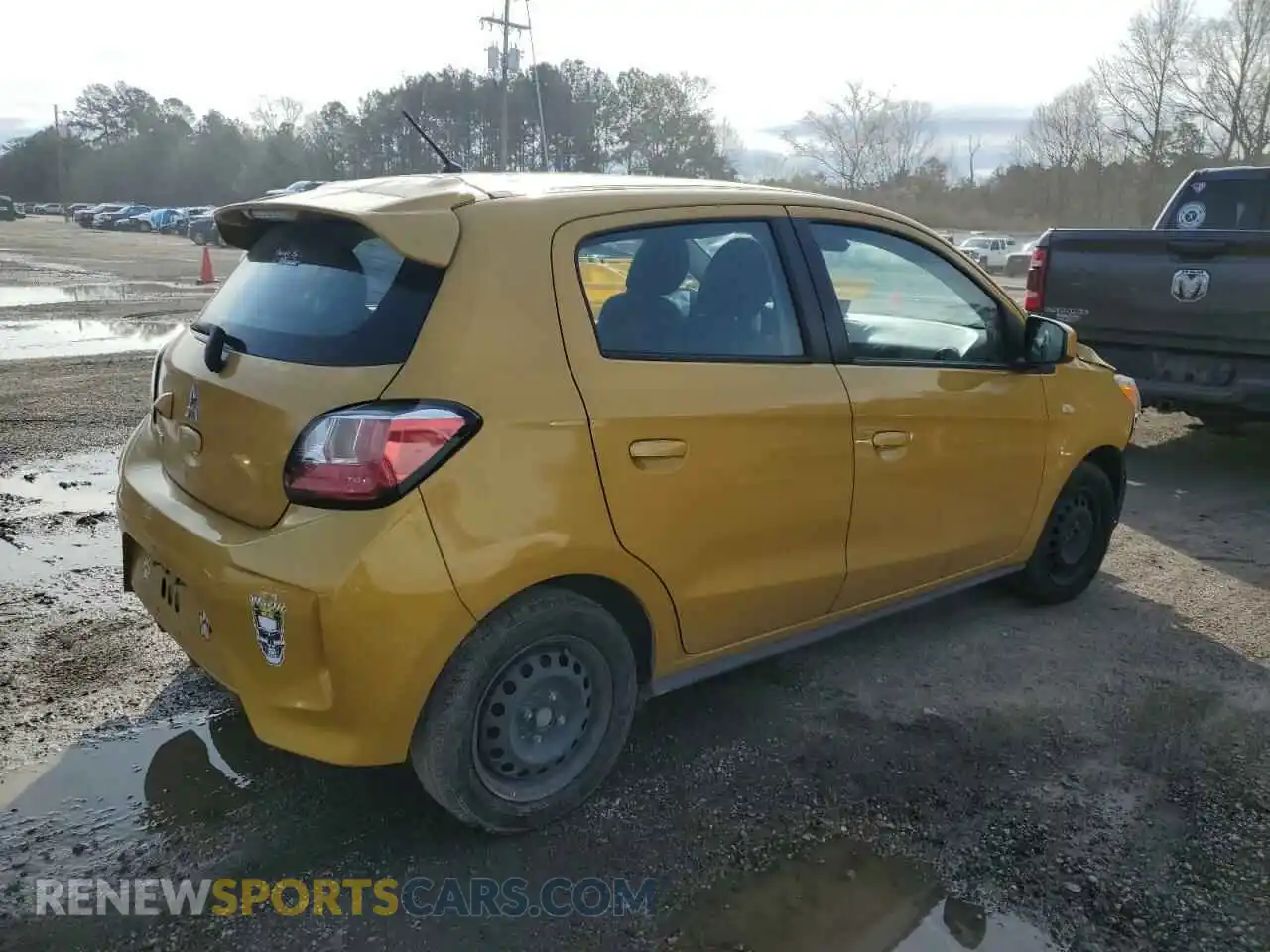 3 Photograph of a damaged car ML32AUHJ2MH001154 MITSUBISHI MIRAGE 2021