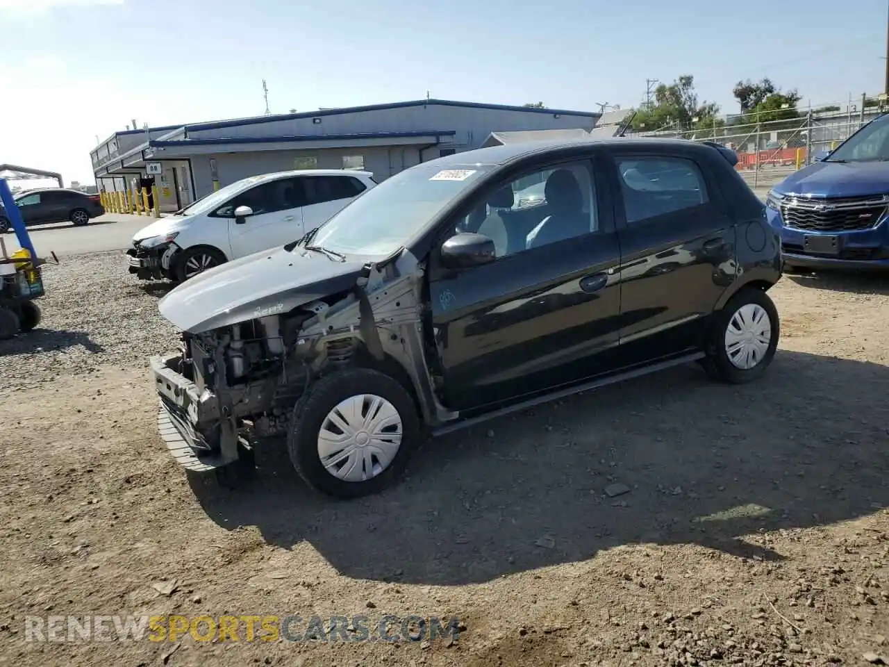 1 Photograph of a damaged car ML32AUHJ2MH007570 MITSUBISHI MIRAGE 2021