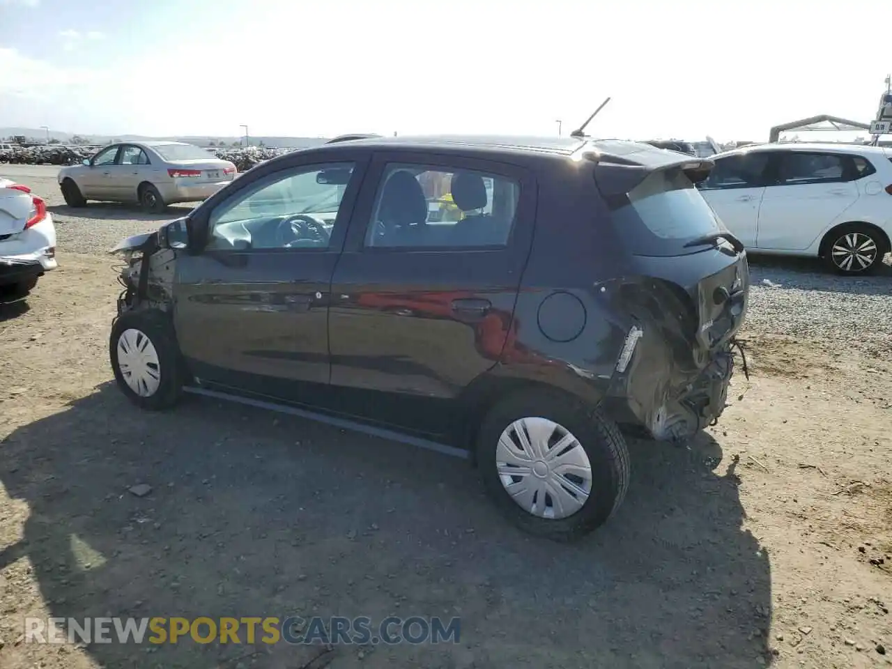 2 Photograph of a damaged car ML32AUHJ2MH007570 MITSUBISHI MIRAGE 2021