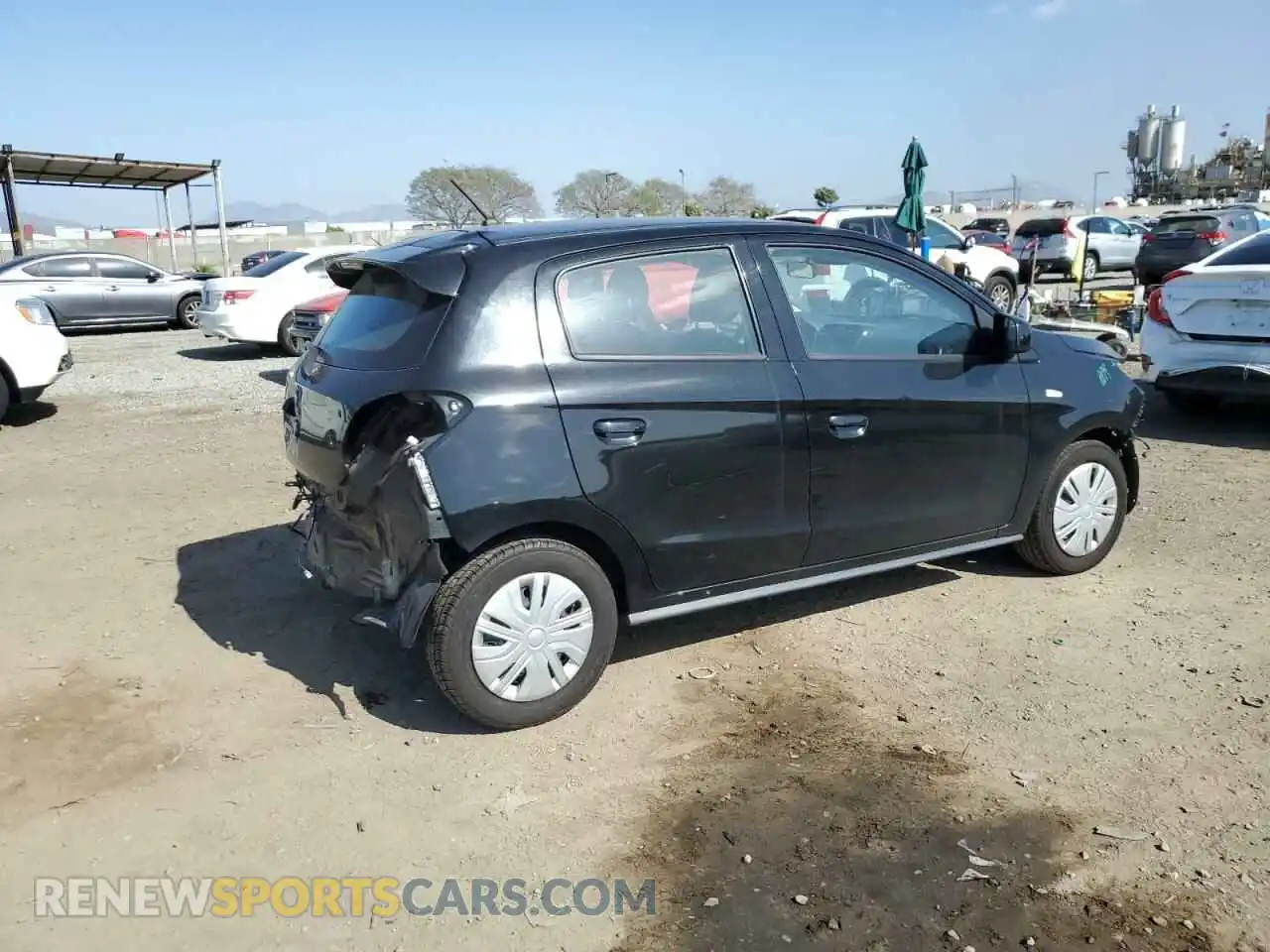 3 Photograph of a damaged car ML32AUHJ2MH007570 MITSUBISHI MIRAGE 2021