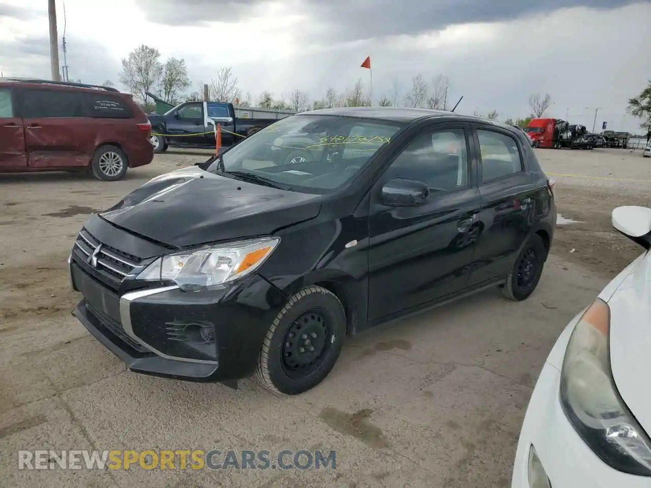 1 Photograph of a damaged car ML32AUHJ3MH001745 MITSUBISHI MIRAGE 2021