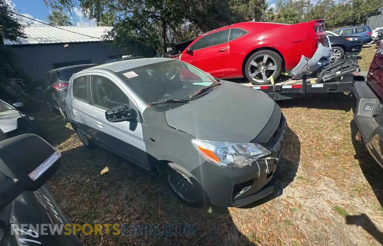 1 Photograph of a damaged car ML32AUHJ3MH011398 MITSUBISHI MIRAGE 2021