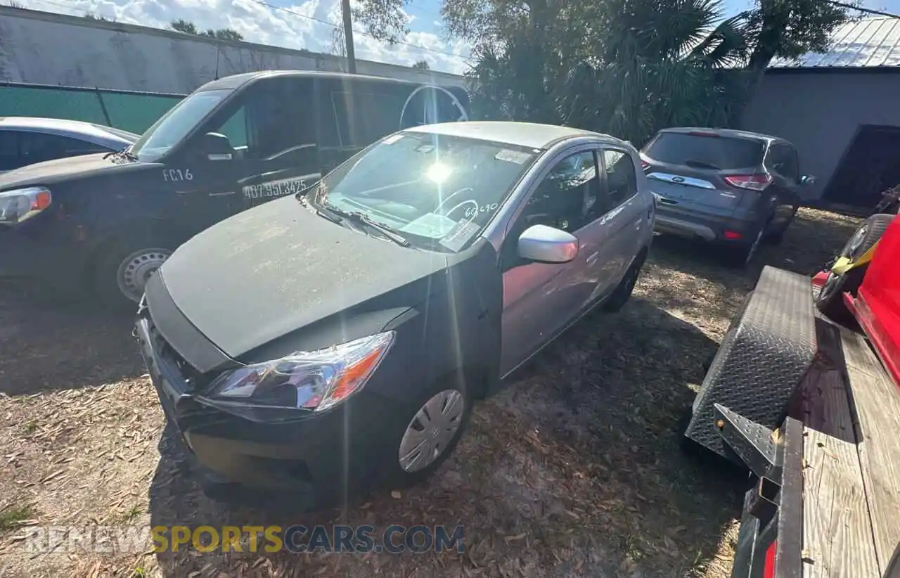 2 Photograph of a damaged car ML32AUHJ3MH011398 MITSUBISHI MIRAGE 2021