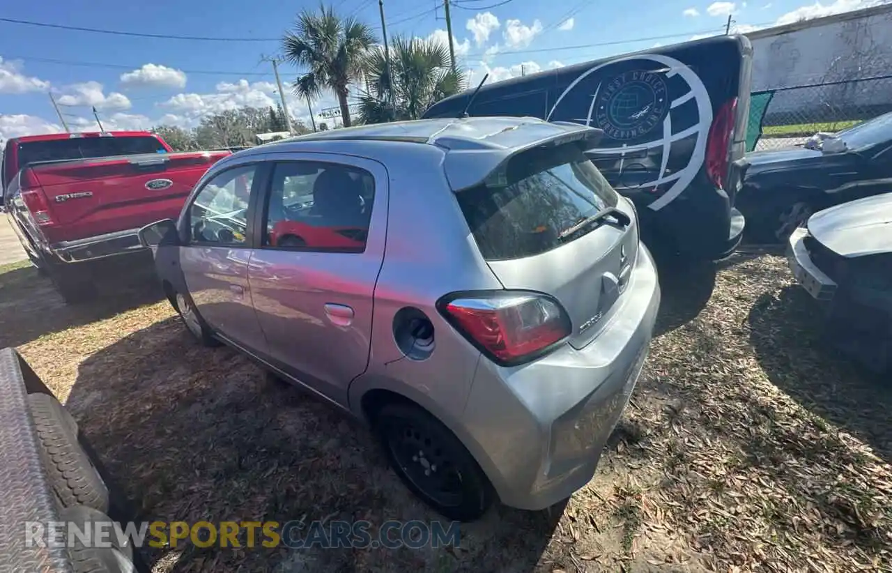 3 Photograph of a damaged car ML32AUHJ3MH011398 MITSUBISHI MIRAGE 2021