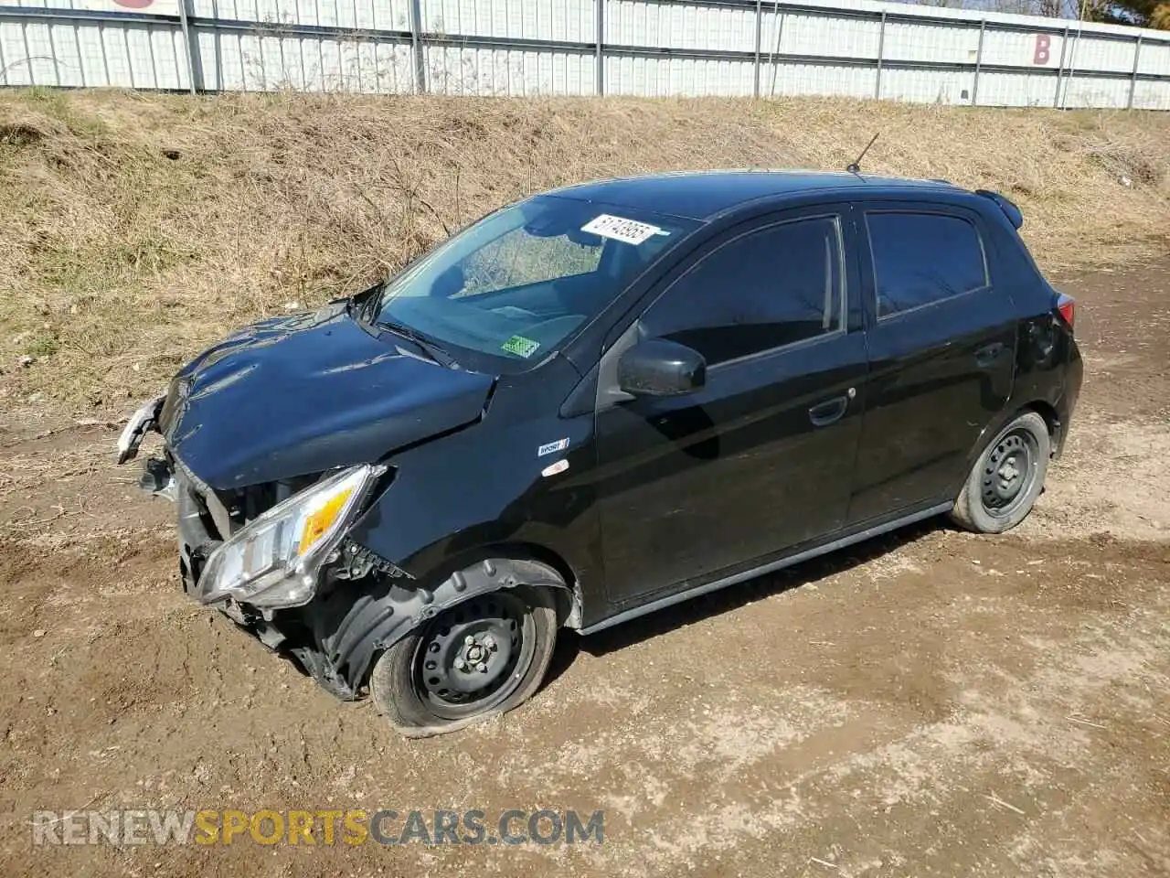1 Photograph of a damaged car ML32AUHJ4MH005030 MITSUBISHI MIRAGE 2021