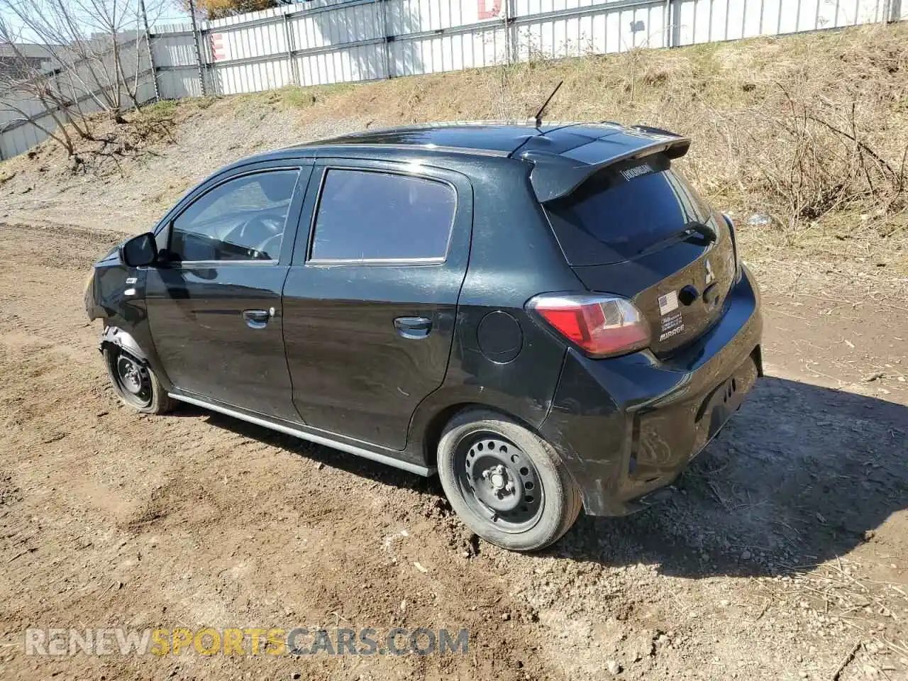 2 Photograph of a damaged car ML32AUHJ4MH005030 MITSUBISHI MIRAGE 2021