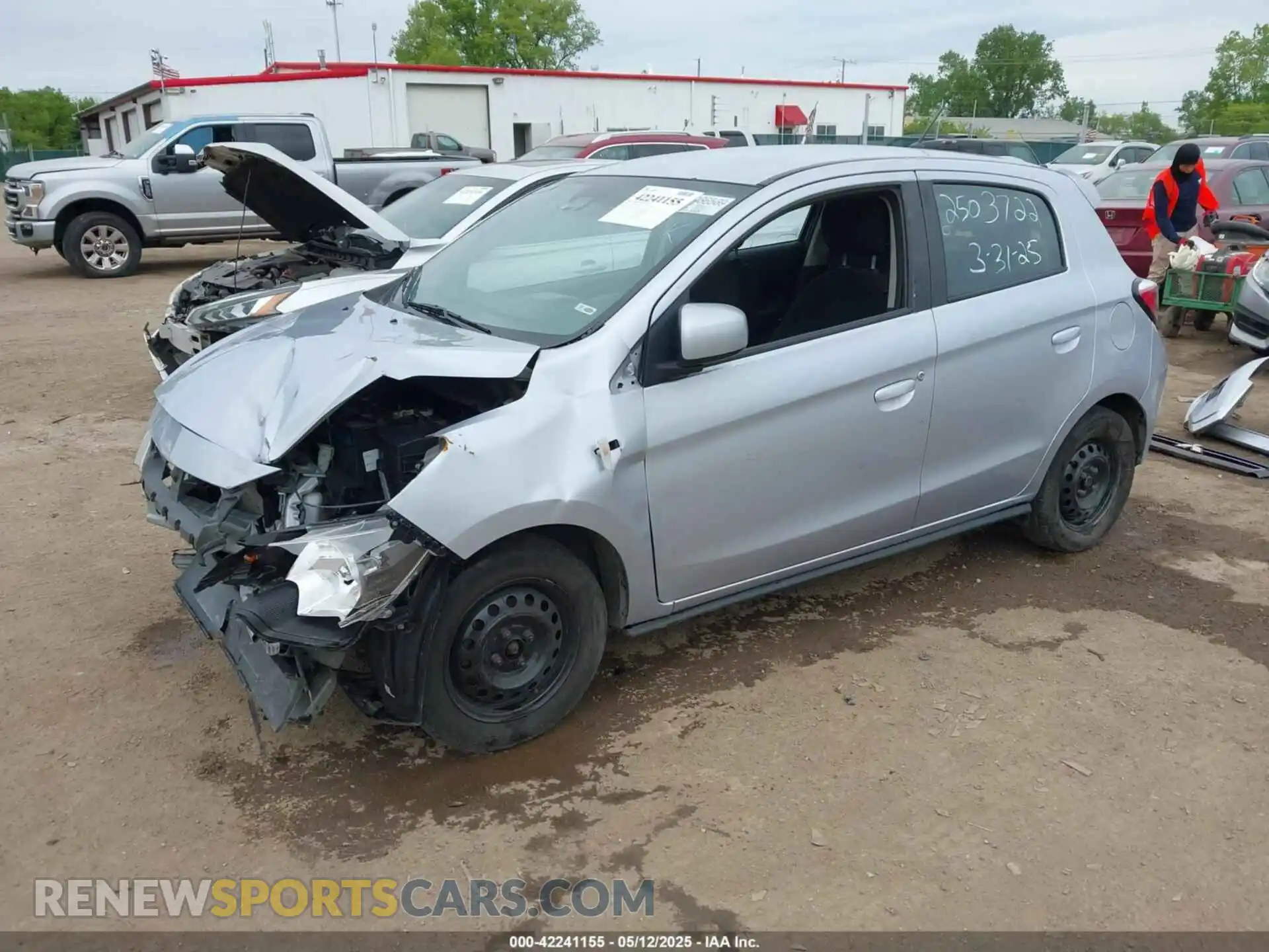 2 Фотография поврежденного автомобиля ML32AUHJ4MH011507 MITSUBISHI MIRAGE 2021