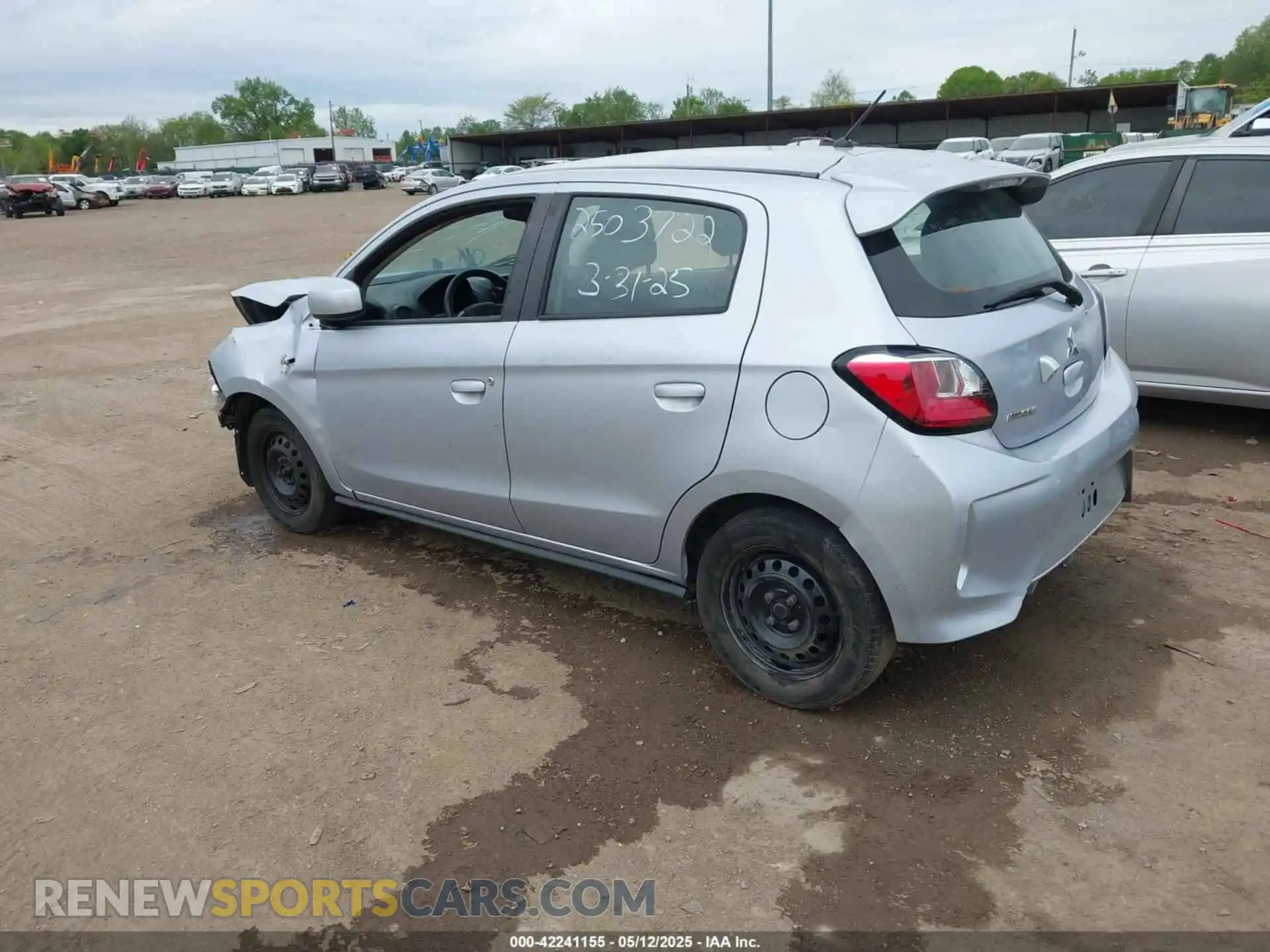 3 Фотография поврежденного автомобиля ML32AUHJ4MH011507 MITSUBISHI MIRAGE 2021