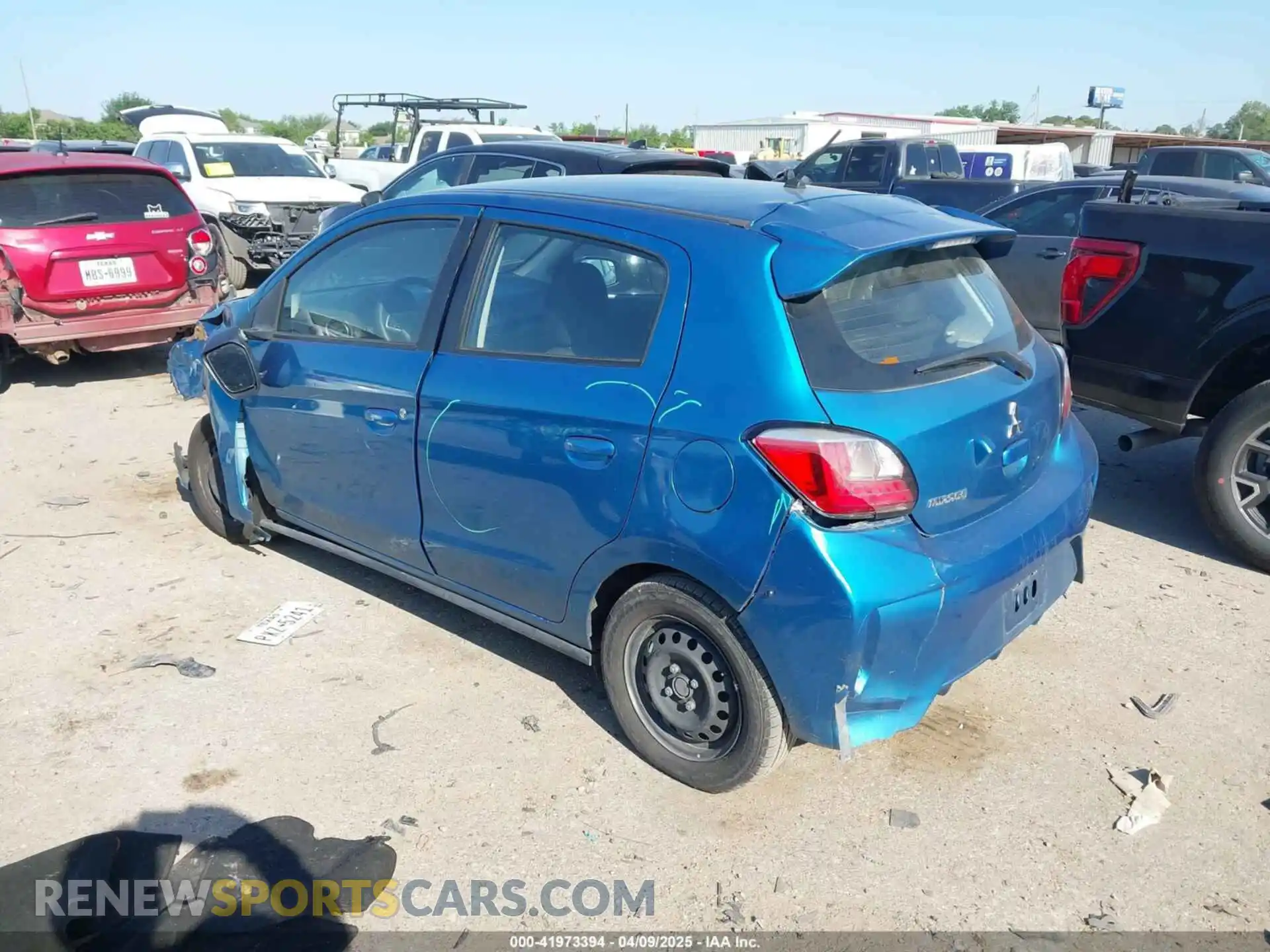 3 Photograph of a damaged car ML32AUHJ5MH002086 MITSUBISHI MIRAGE 2021