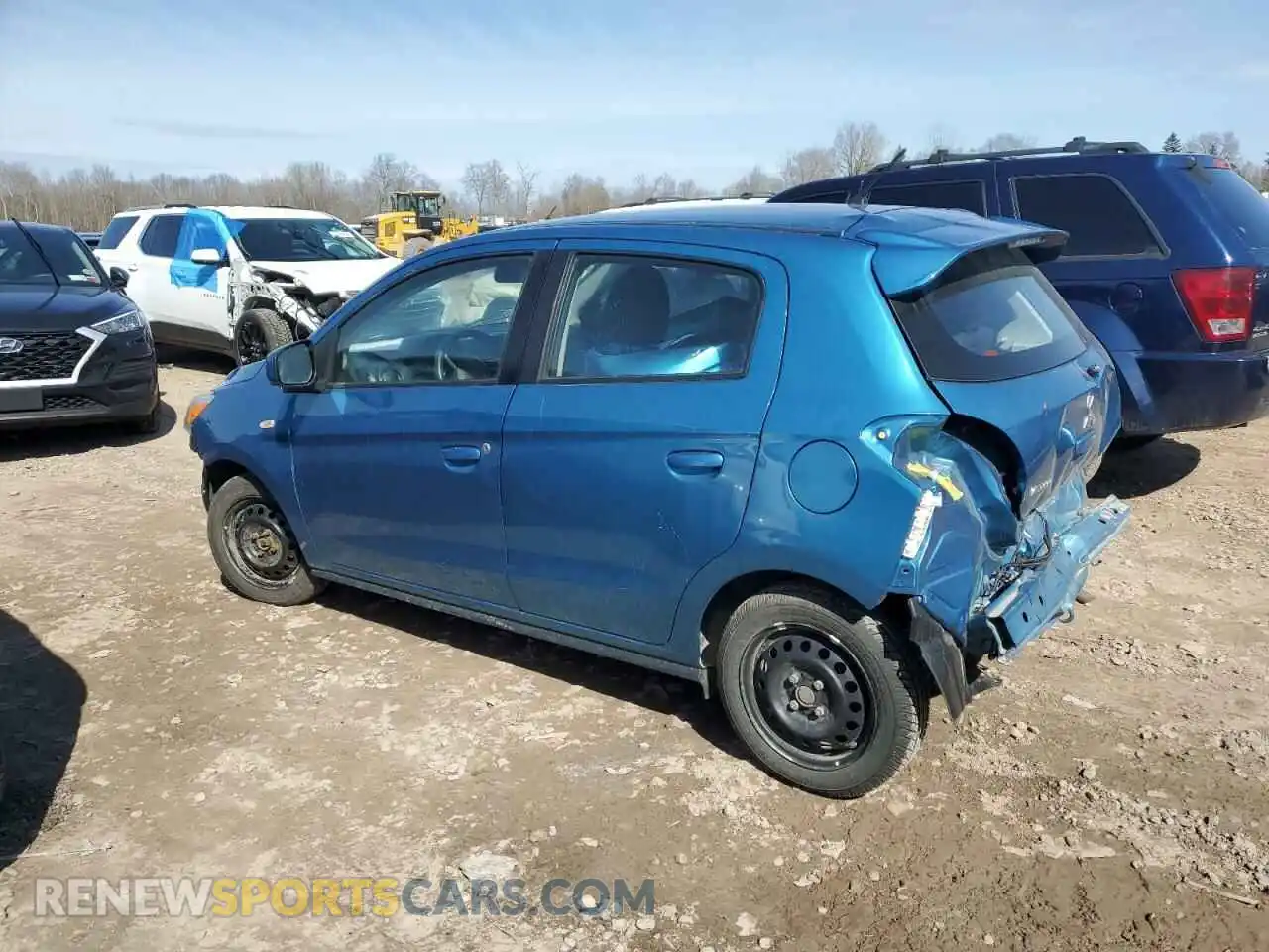 2 Photograph of a damaged car ML32AUHJ5MH002220 MITSUBISHI MIRAGE 2021