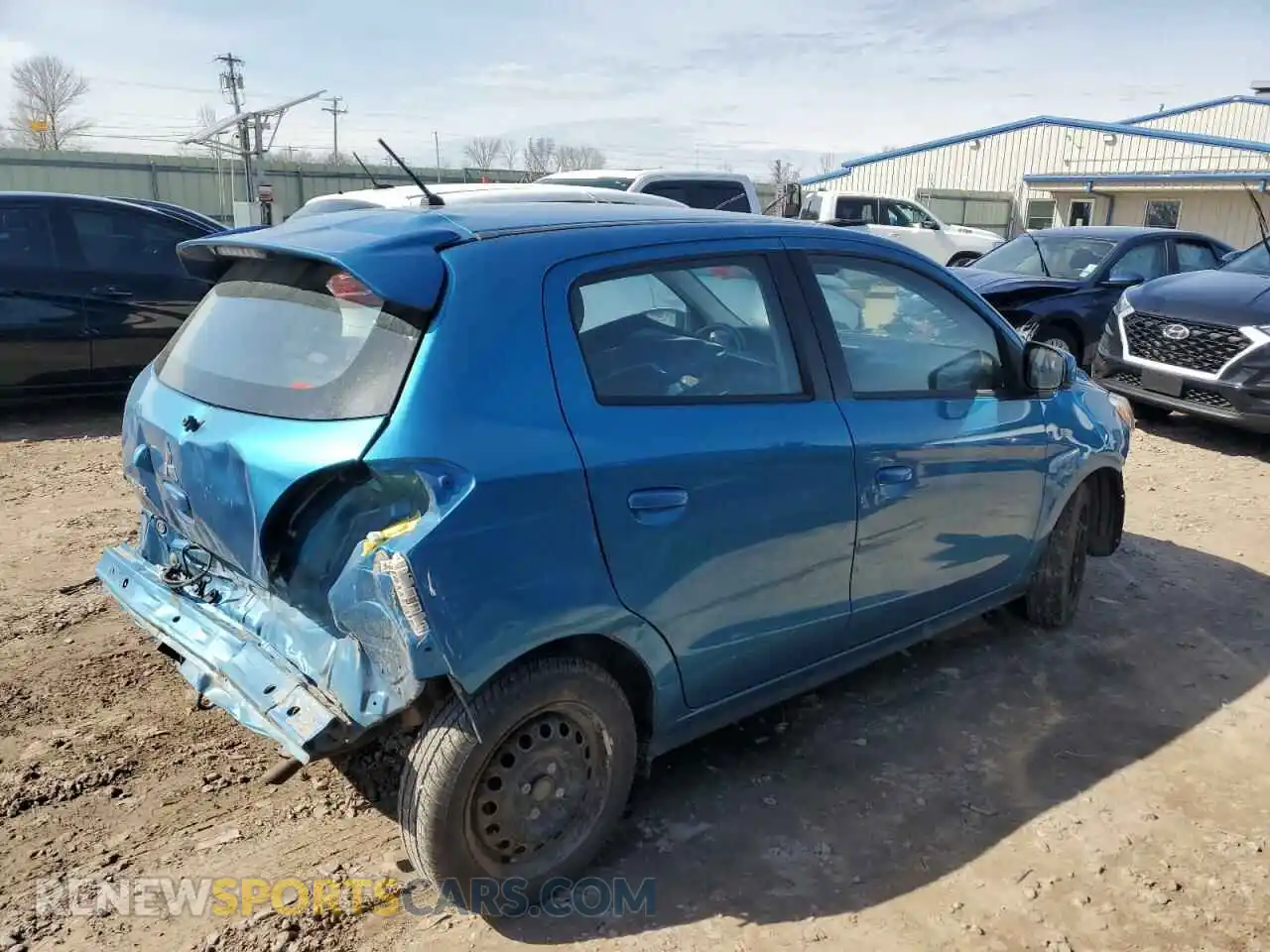3 Photograph of a damaged car ML32AUHJ5MH002220 MITSUBISHI MIRAGE 2021