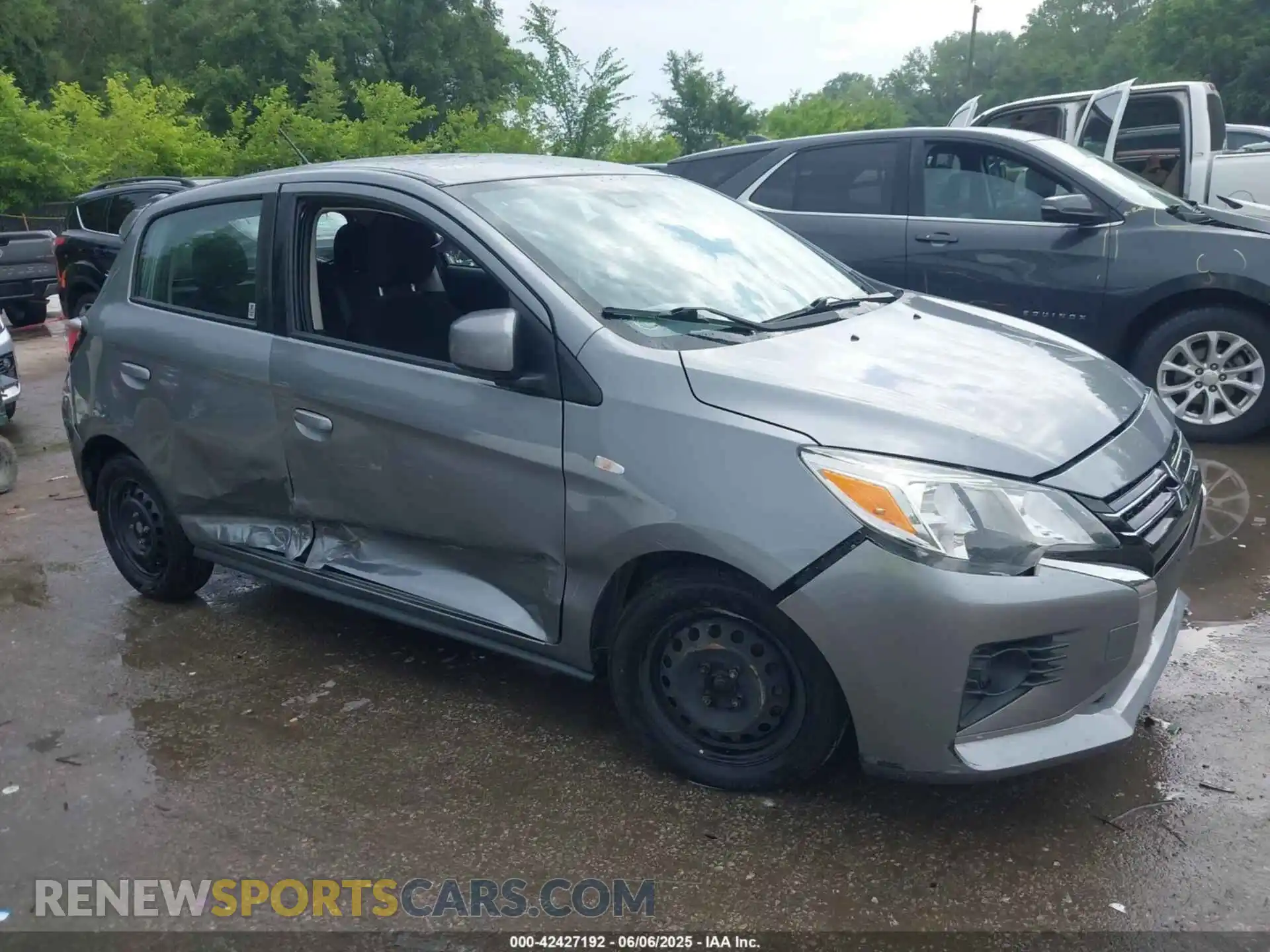 1 Photograph of a damaged car ML32AUHJ5MH006168 MITSUBISHI MIRAGE 2021