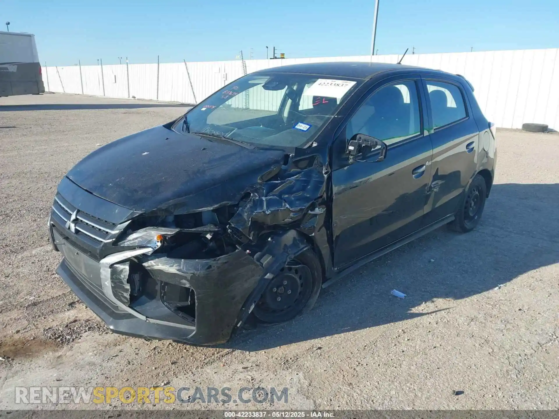 2 Photograph of a damaged car ML32AUHJ5MH010074 MITSUBISHI MIRAGE 2021