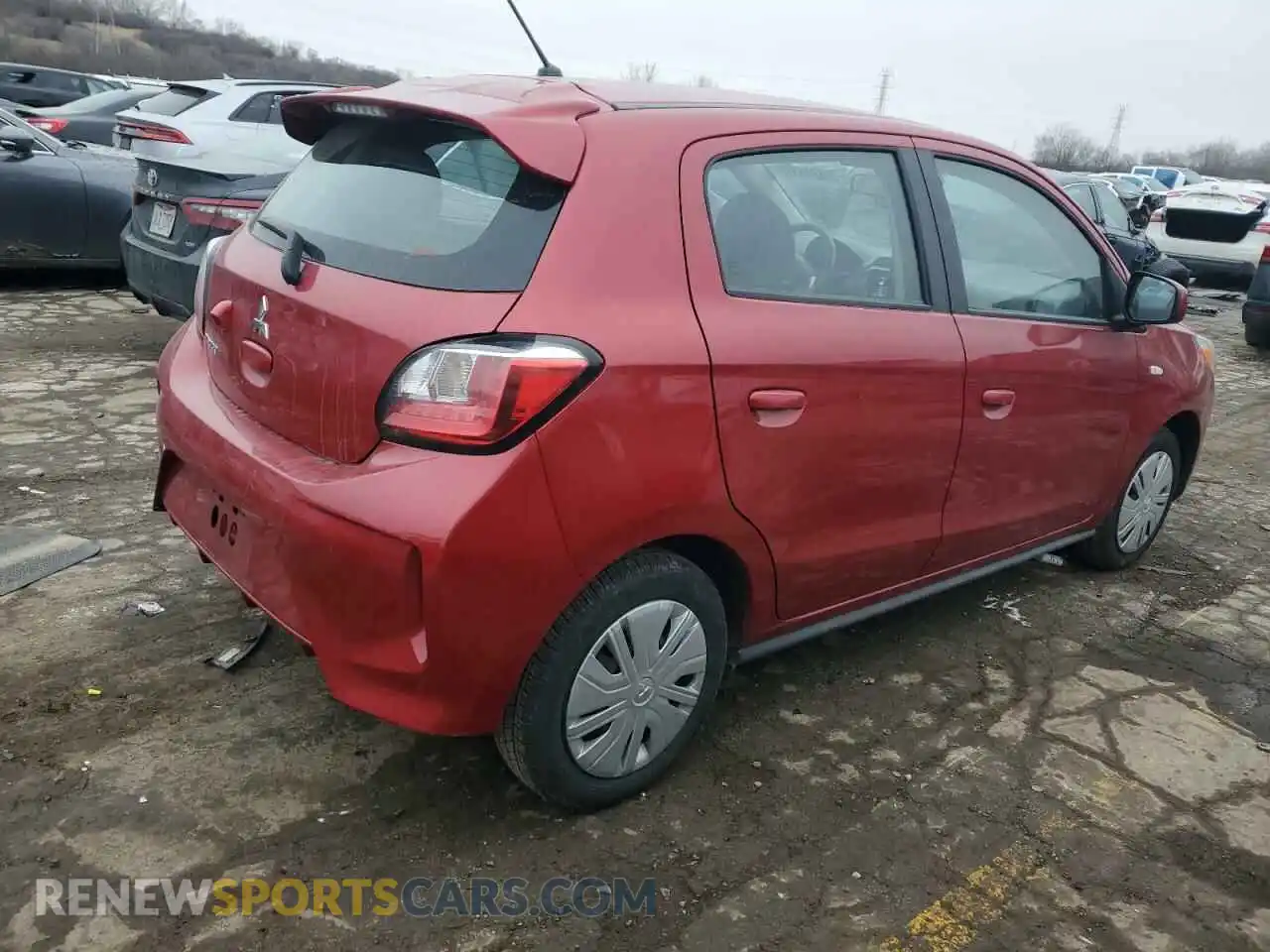 3 Photograph of a damaged car ML32AUHJ6MH008219 MITSUBISHI MIRAGE 2021