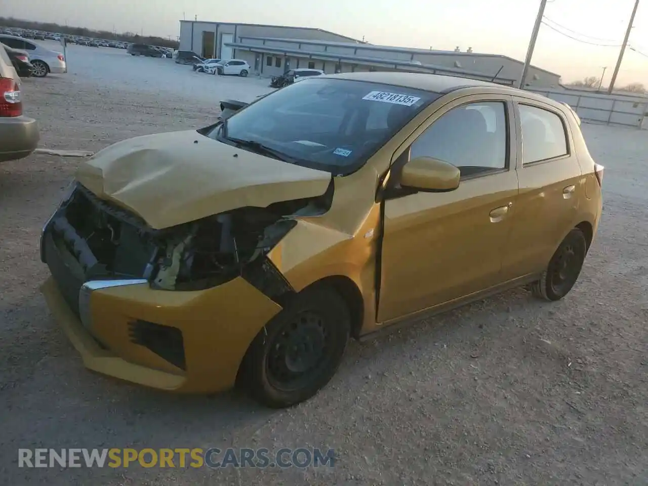 1 Photograph of a damaged car ML32AUHJ6MH010777 MITSUBISHI MIRAGE 2021