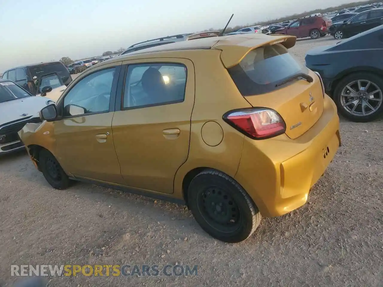 2 Photograph of a damaged car ML32AUHJ6MH010777 MITSUBISHI MIRAGE 2021