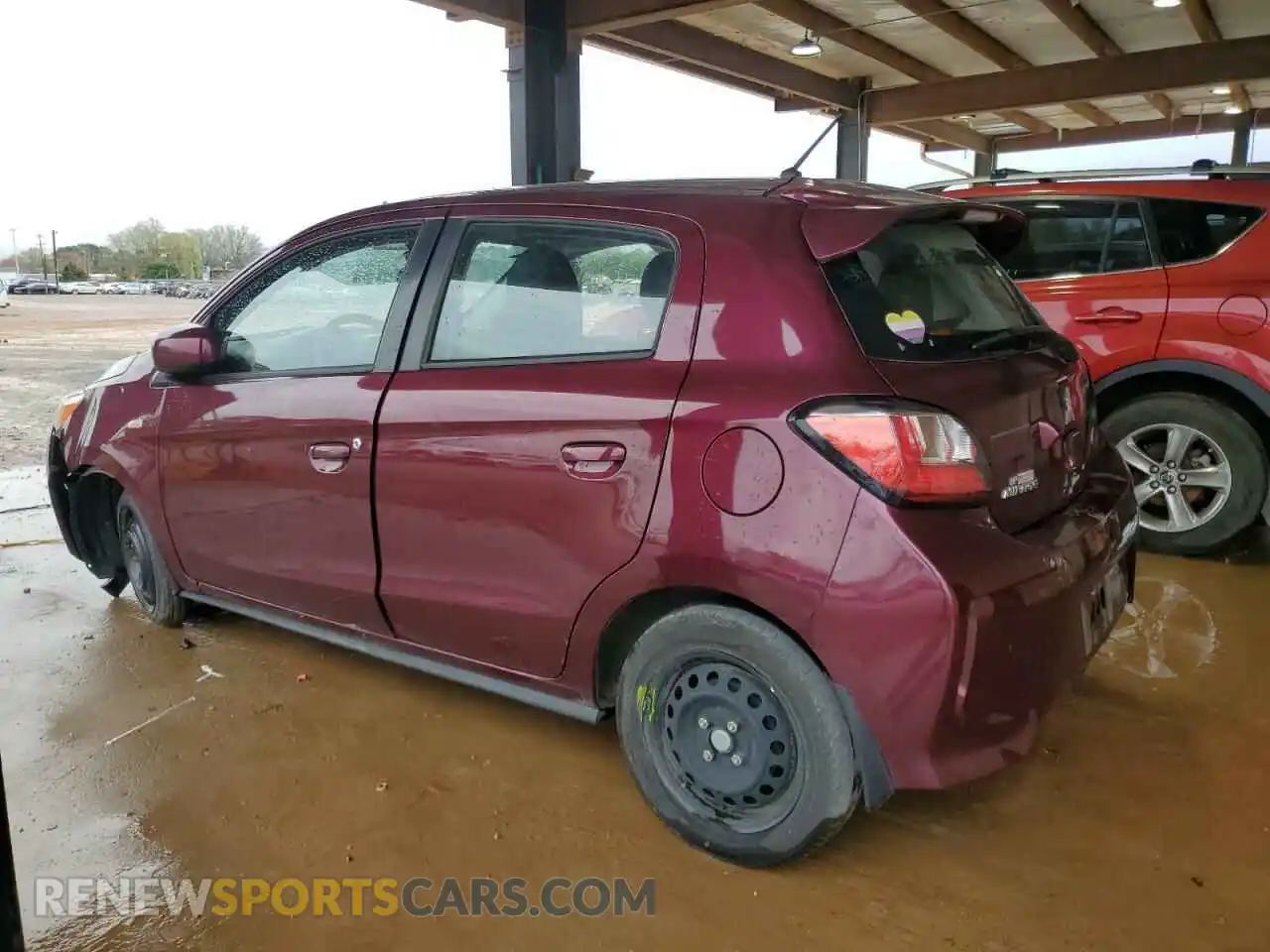 2 Photograph of a damaged car ML32AUHJ6MH011847 MITSUBISHI MIRAGE 2021