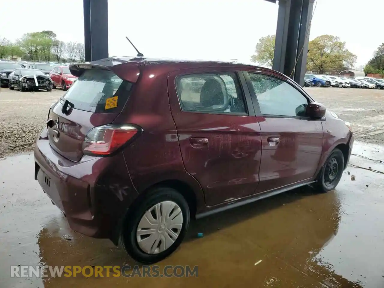3 Photograph of a damaged car ML32AUHJ6MH011847 MITSUBISHI MIRAGE 2021