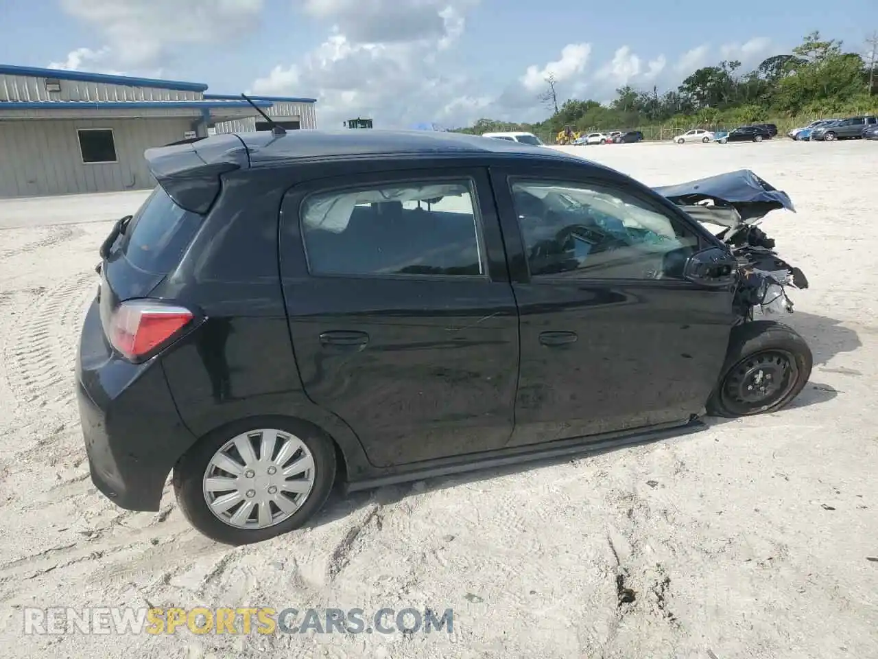 3 fotografías del automóvil dañado ML32AUHJ6MH012612 MITSUBISHI MIRAGE 2021