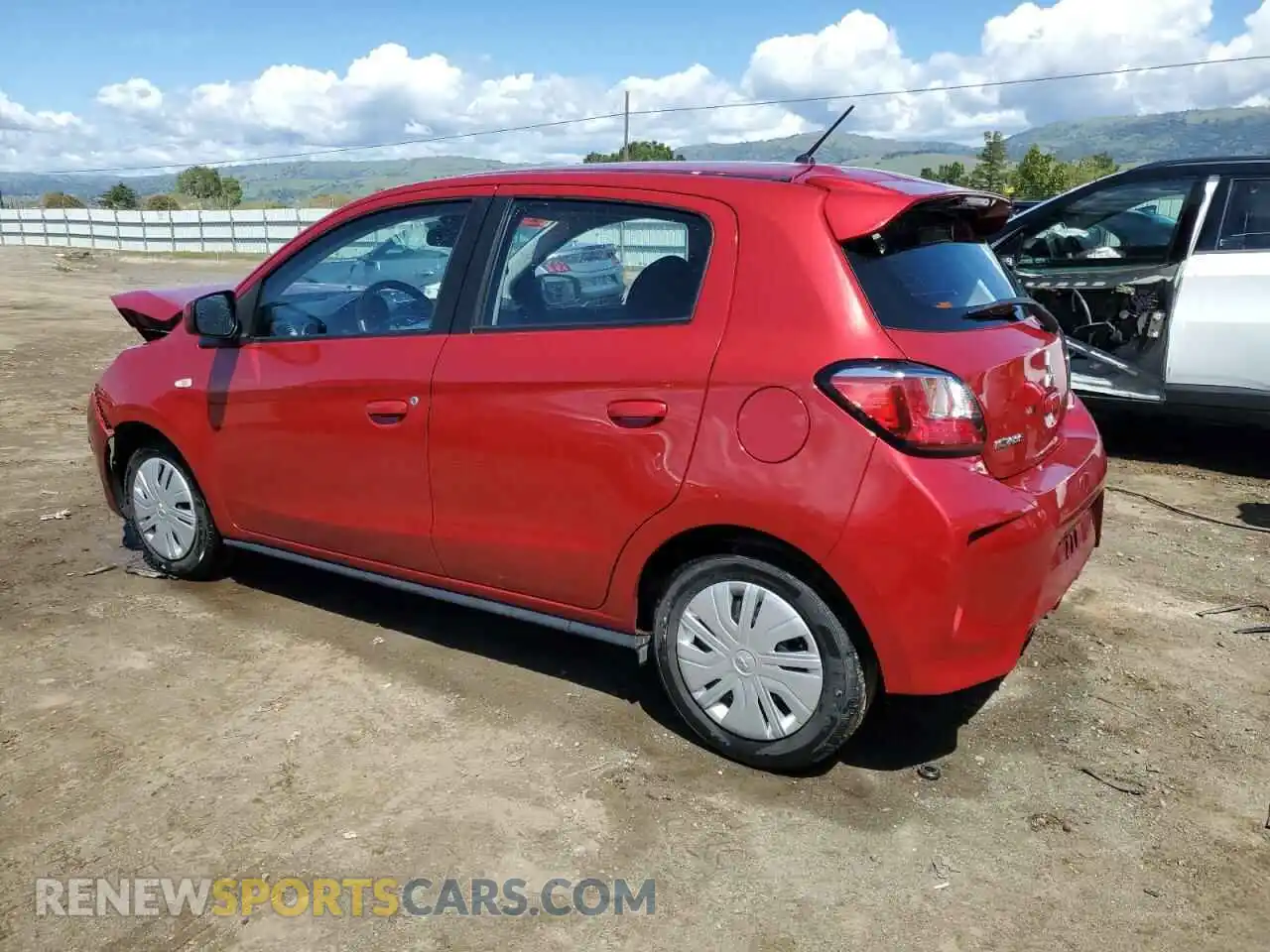 2 Photograph of a damaged car ML32AUHJ6MH013999 MITSUBISHI MIRAGE 2021