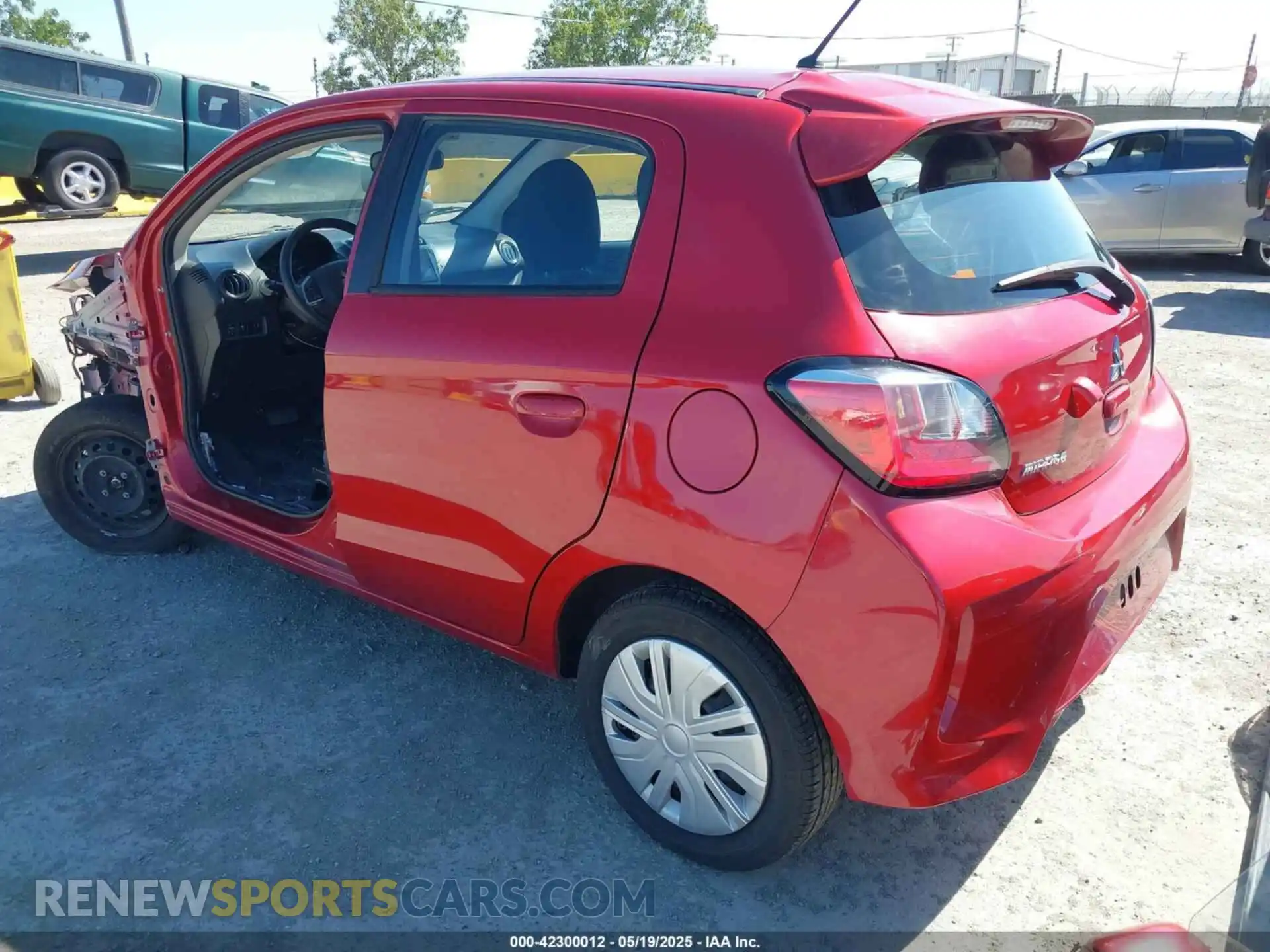 3 Photograph of a damaged car ML32AUHJ7MH003191 MITSUBISHI MIRAGE 2021