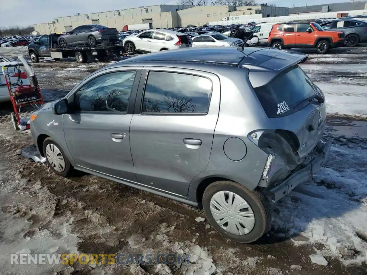 2 Photograph of a damaged car ML32AUHJ7MH005734 MITSUBISHI MIRAGE 2021