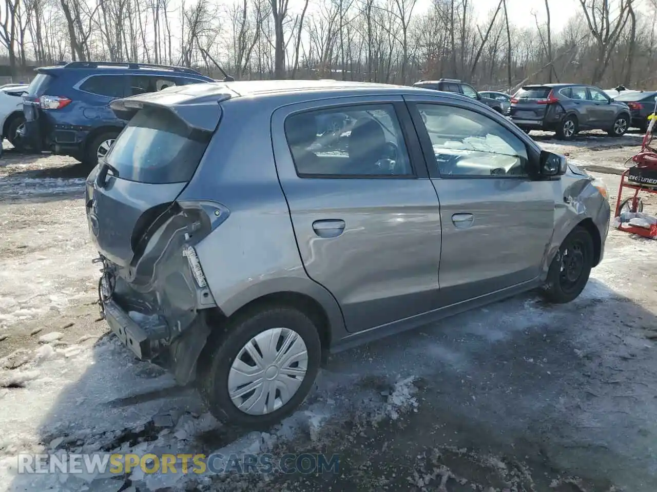 3 Photograph of a damaged car ML32AUHJ7MH005734 MITSUBISHI MIRAGE 2021