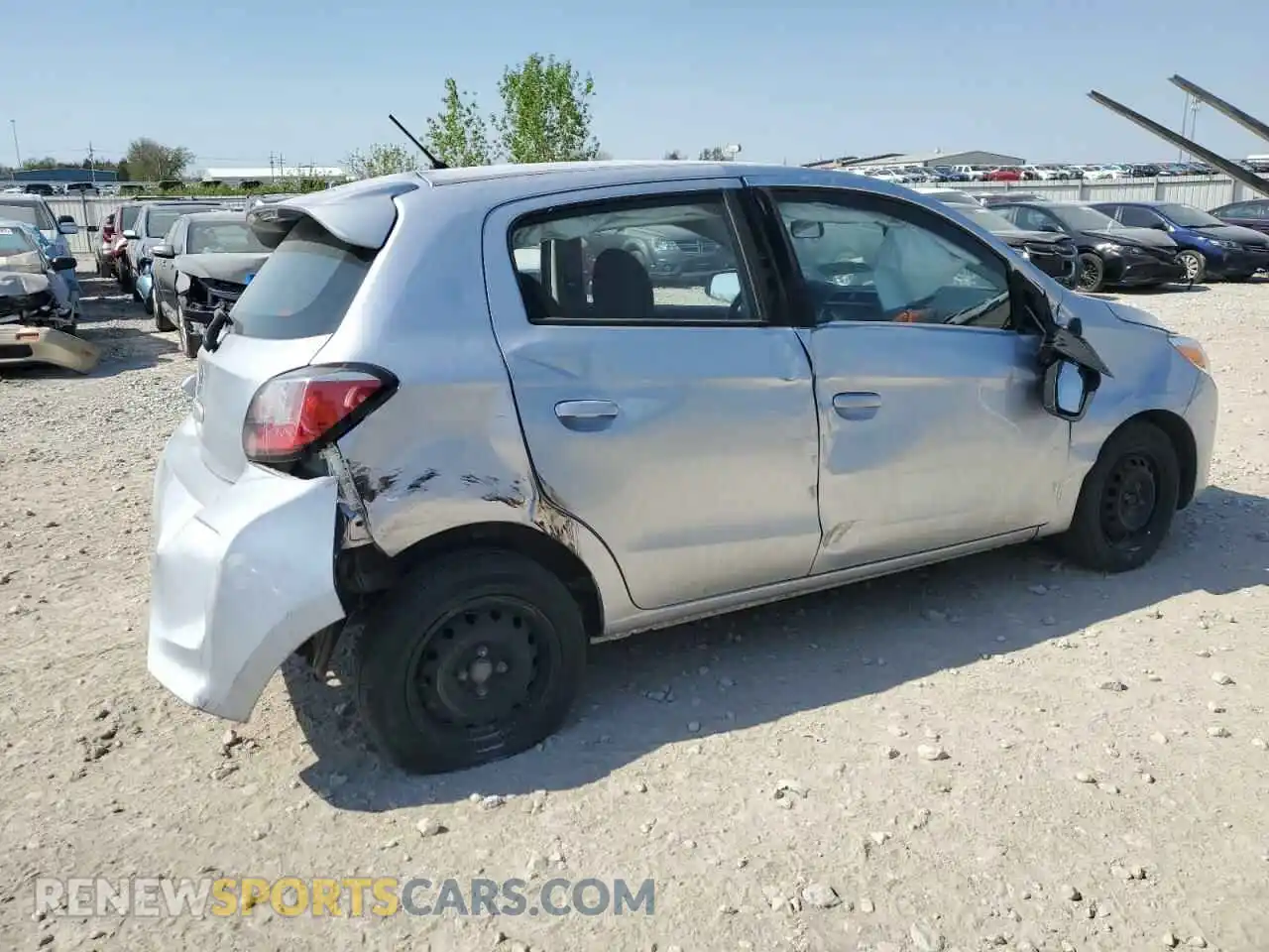 3 Photograph of a damaged car ML32AUHJ7MH006642 MITSUBISHI MIRAGE 2021