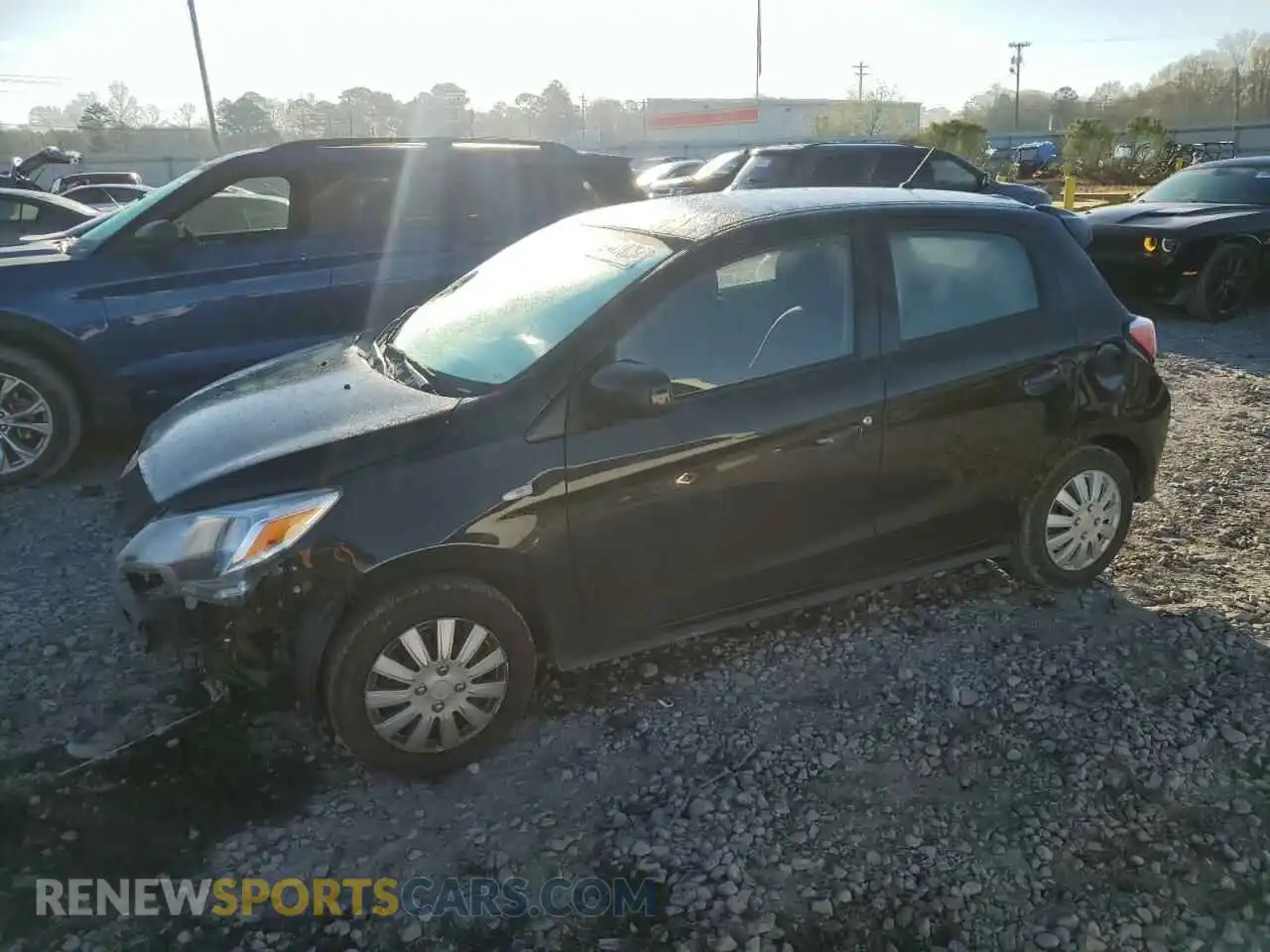 1 Photograph of a damaged car ML32AUHJ7MH006754 MITSUBISHI MIRAGE 2021