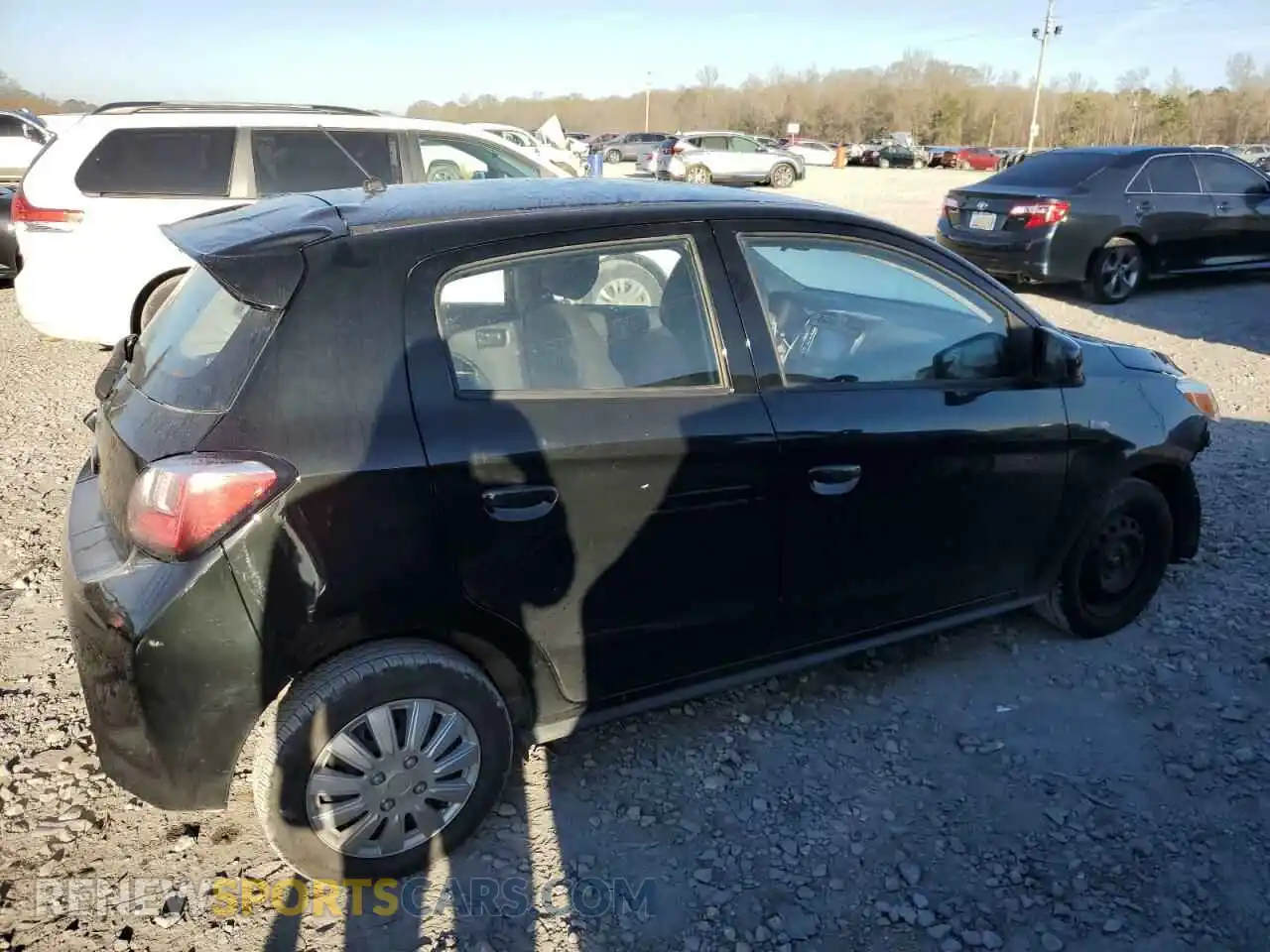 3 Photograph of a damaged car ML32AUHJ7MH006754 MITSUBISHI MIRAGE 2021