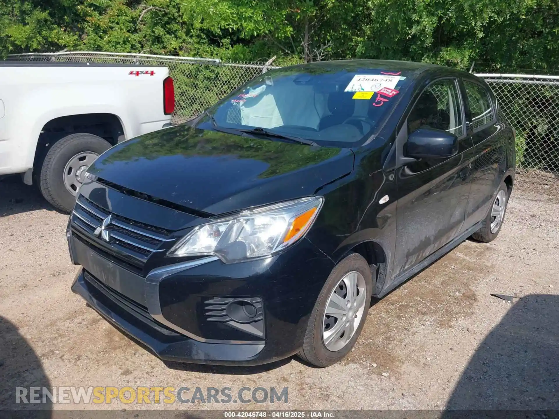 2 Photograph of a damaged car ML32AUHJ7MH010724 MITSUBISHI MIRAGE 2021