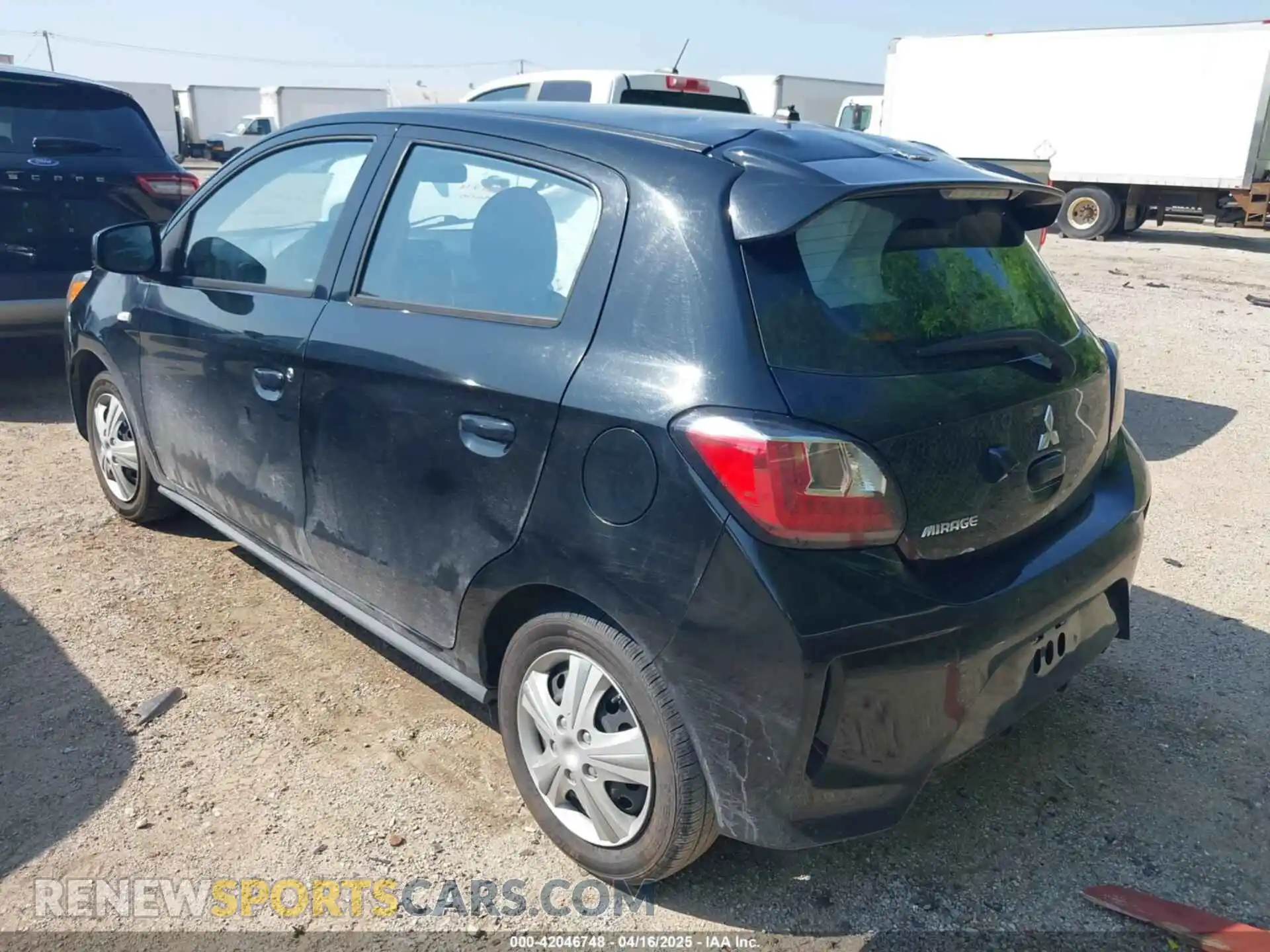 3 Photograph of a damaged car ML32AUHJ7MH010724 MITSUBISHI MIRAGE 2021