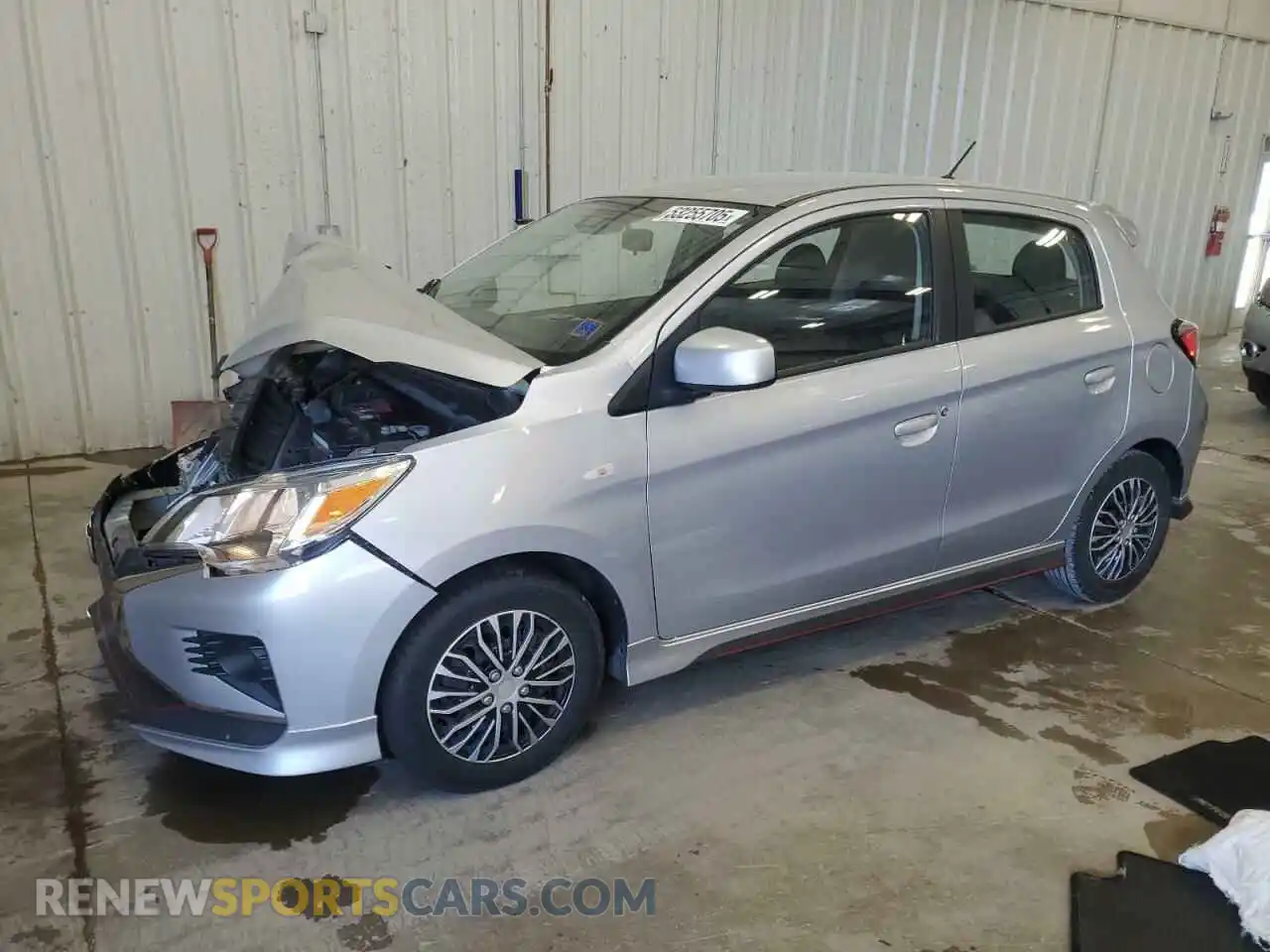1 Photograph of a damaged car ML32AUHJ8MH002955 MITSUBISHI MIRAGE 2021