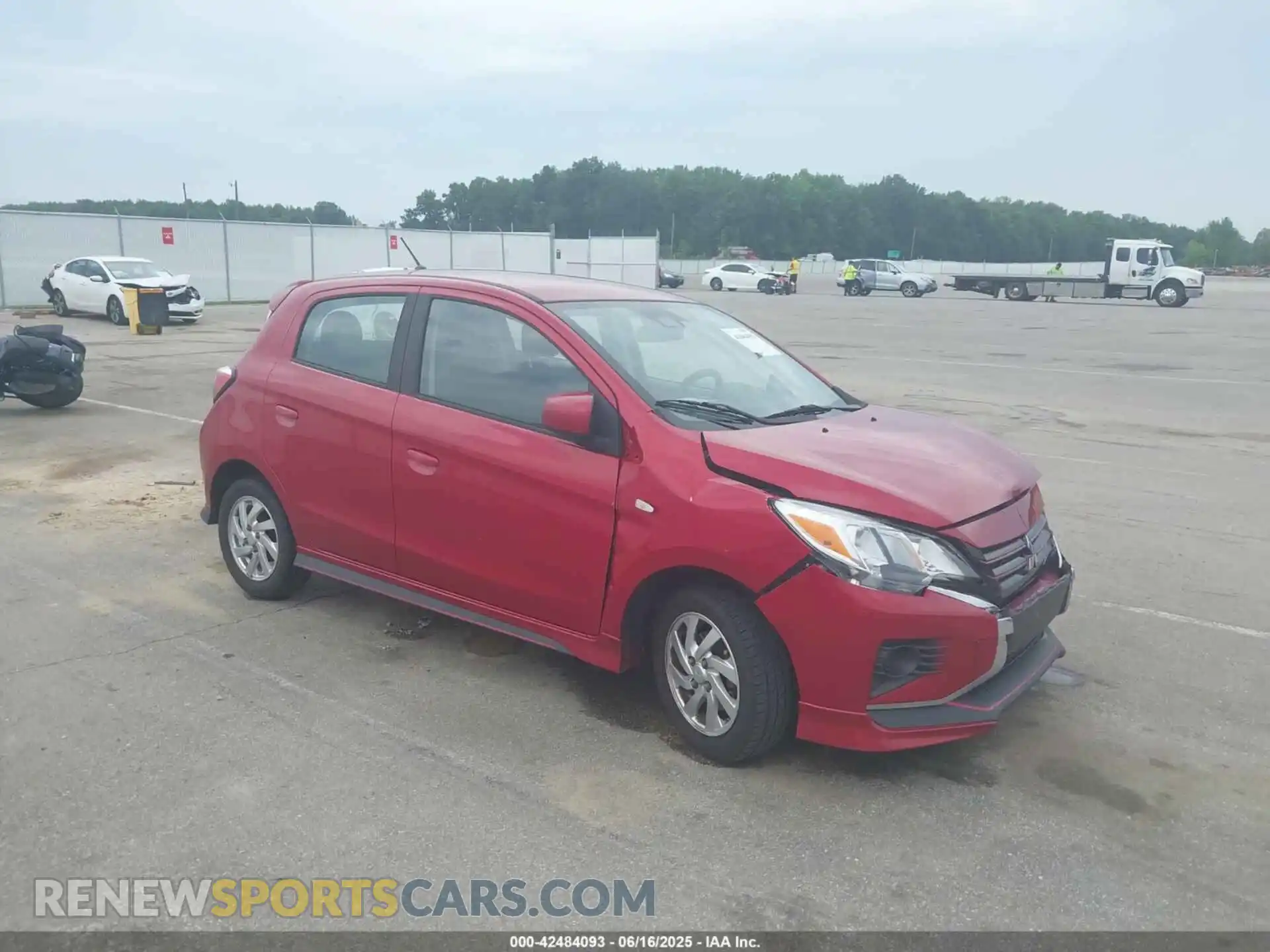 1 fotografías del automóvil dañado ML32AUHJ8MH005953 MITSUBISHI MIRAGE 2021