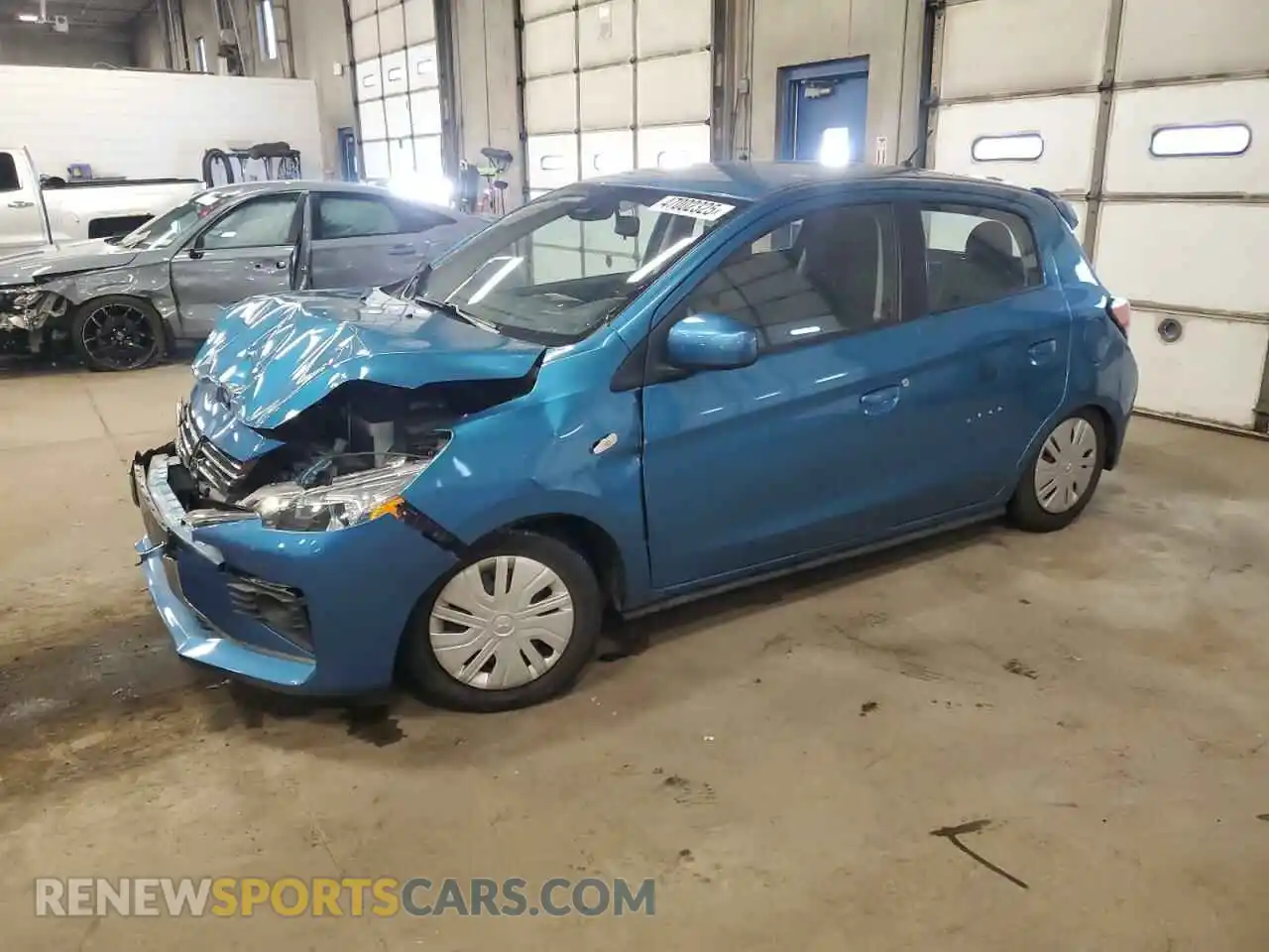 1 Photograph of a damaged car ML32AUHJ8MH006939 MITSUBISHI MIRAGE 2021