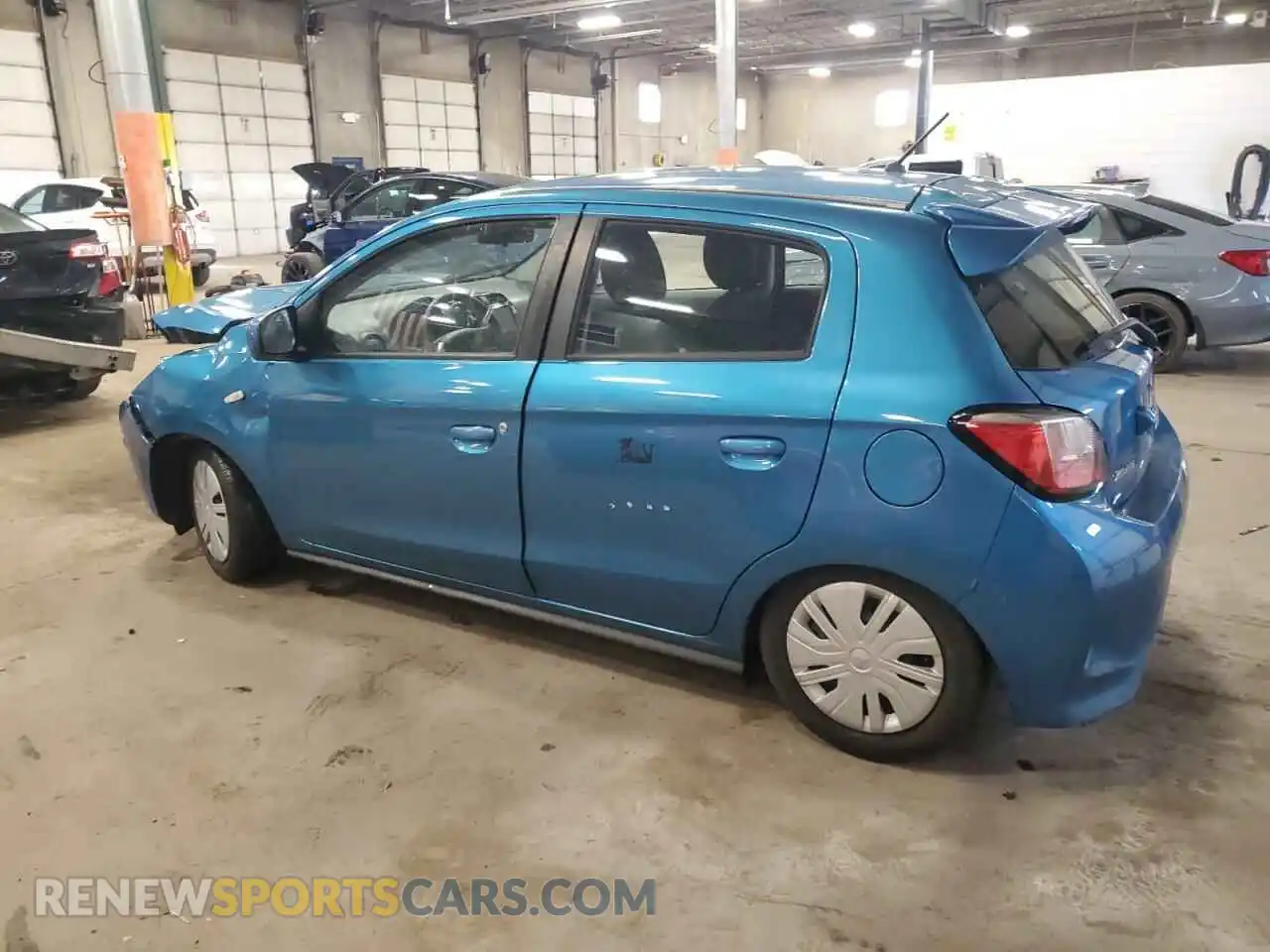 2 Photograph of a damaged car ML32AUHJ8MH006939 MITSUBISHI MIRAGE 2021