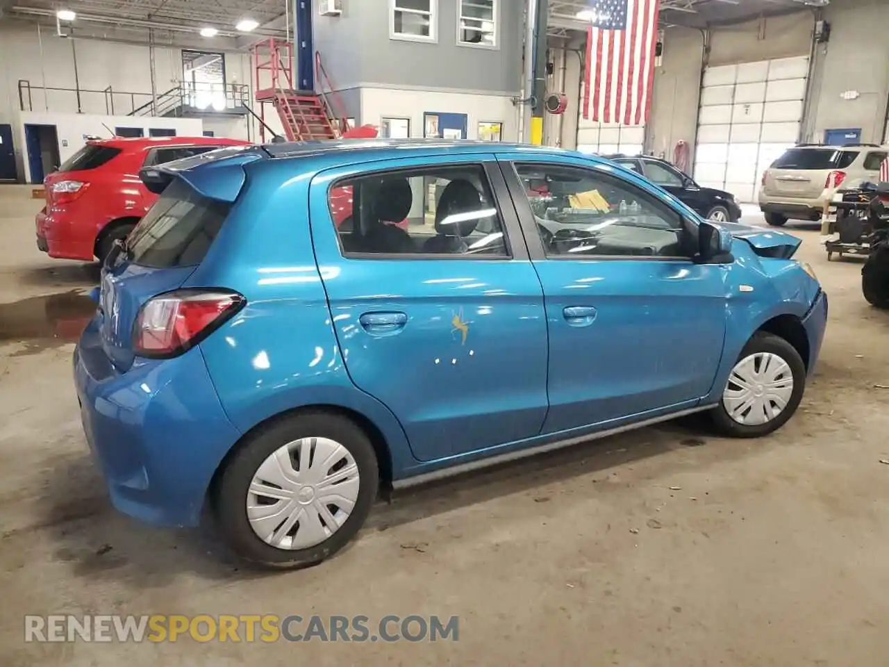 3 Photograph of a damaged car ML32AUHJ8MH006939 MITSUBISHI MIRAGE 2021