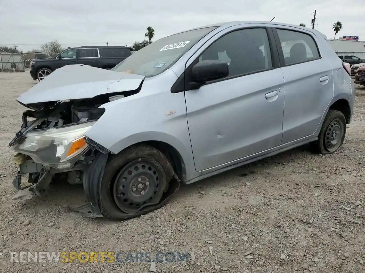 1 Photograph of a damaged car ML32AUHJ9MH004570 MITSUBISHI MIRAGE 2021