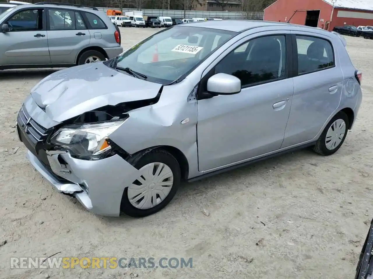 1 Photograph of a damaged car ML32AUHJ9MH008120 MITSUBISHI MIRAGE 2021