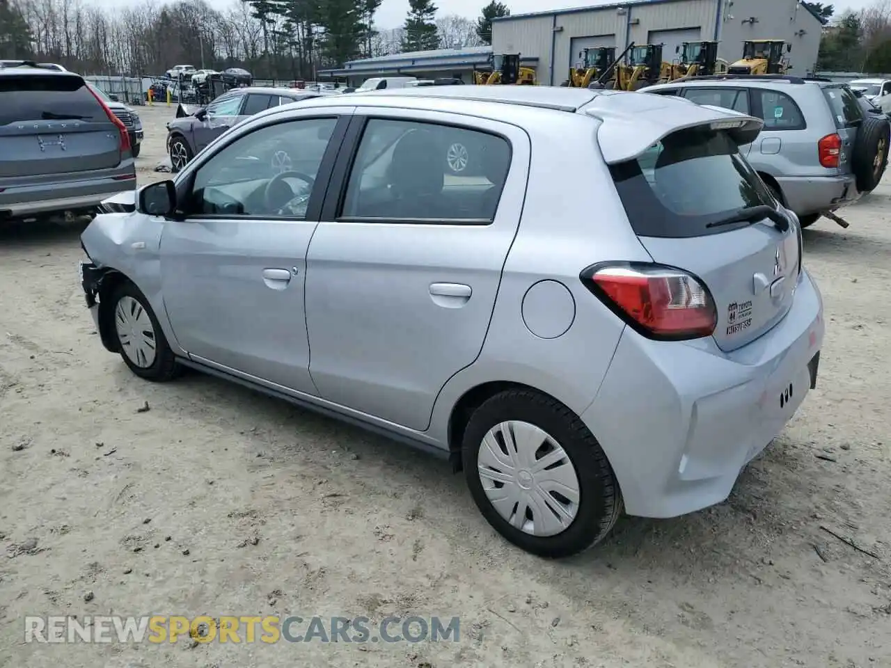 2 Photograph of a damaged car ML32AUHJ9MH008120 MITSUBISHI MIRAGE 2021
