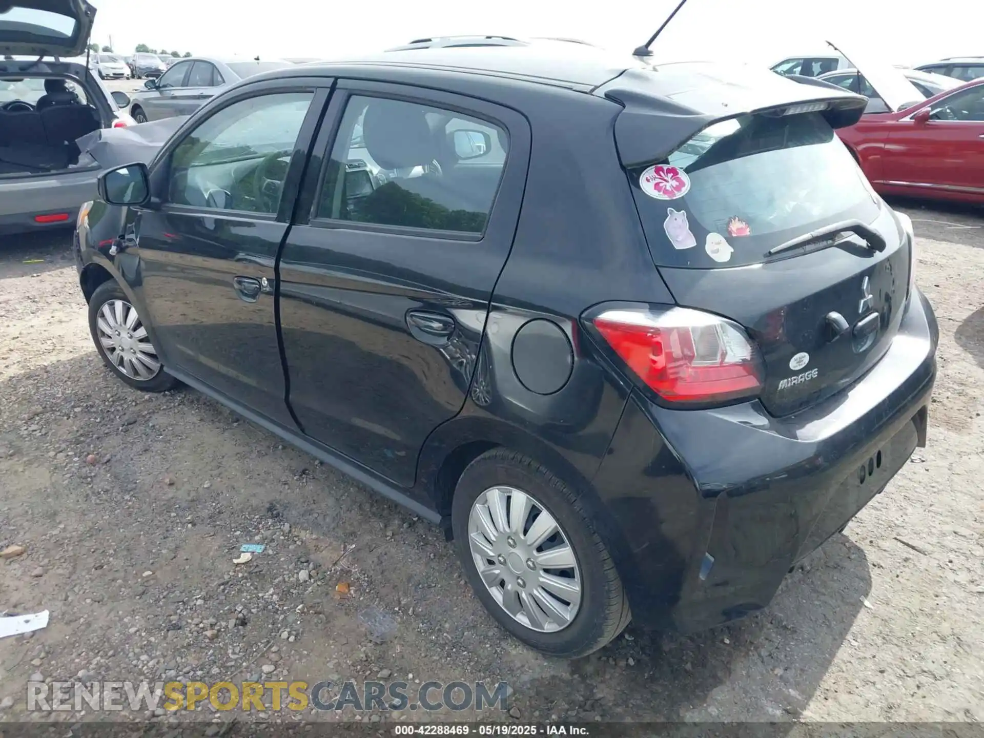 3 Photograph of a damaged car ML32AUHJ9MH010224 MITSUBISHI MIRAGE 2021