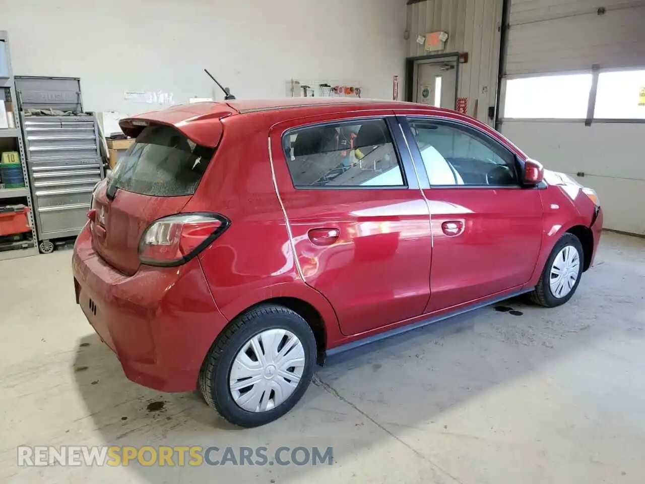 3 Photograph of a damaged car ML32AUHJXMH002052 MITSUBISHI MIRAGE 2021