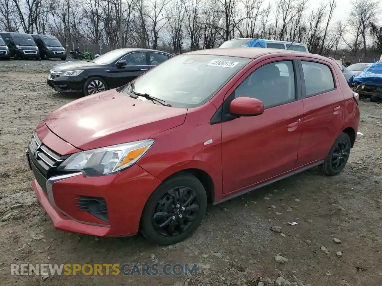 1 Photograph of a damaged car ML32AUHJXMH006246 MITSUBISHI MIRAGE 2021